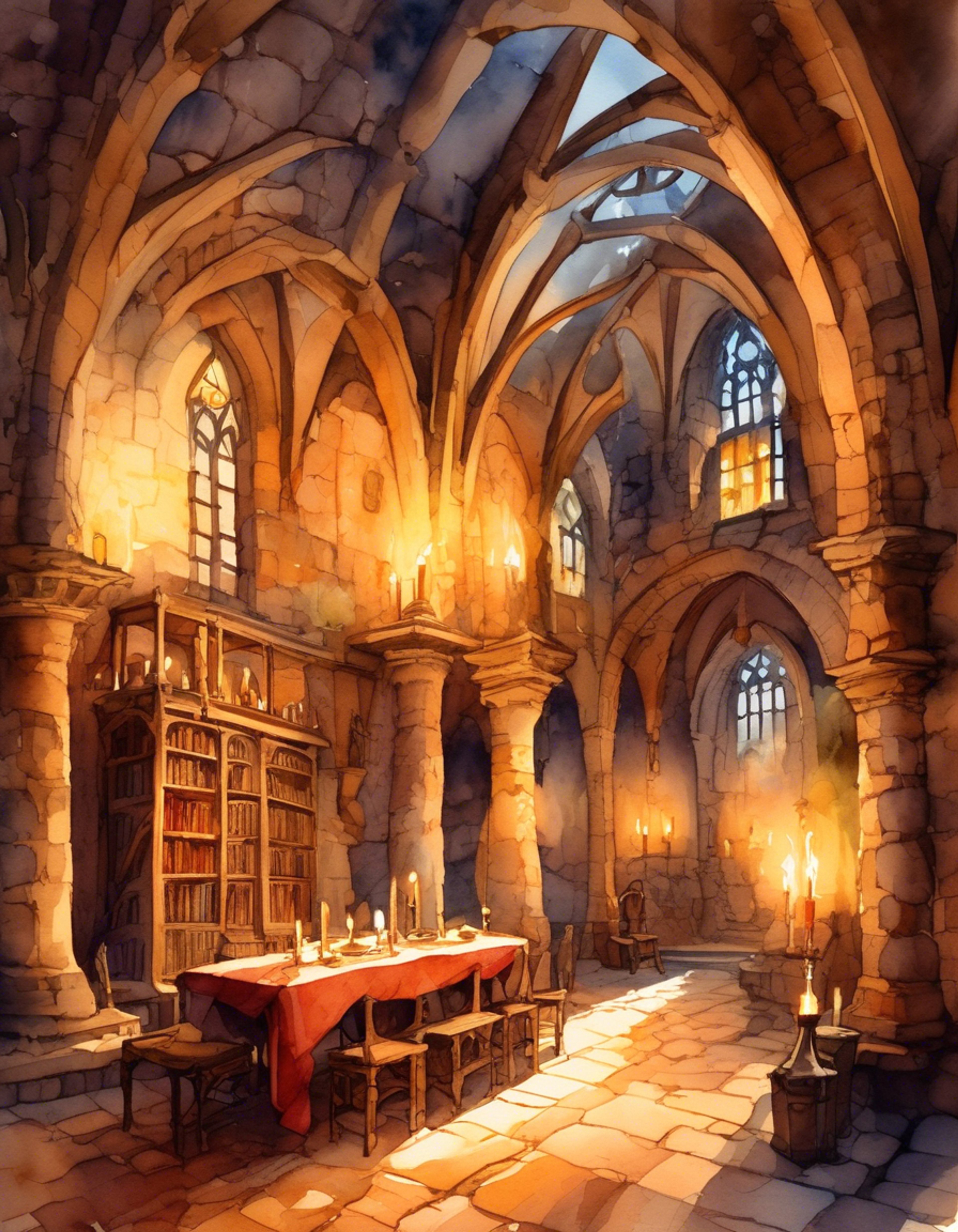 You face off with the proud Princess Gwen during one of her unpredictable size changes. Her commanding presence fills the room despite her diminutive stature. The air crackles with tension as royal authority clashes with bold defiance.