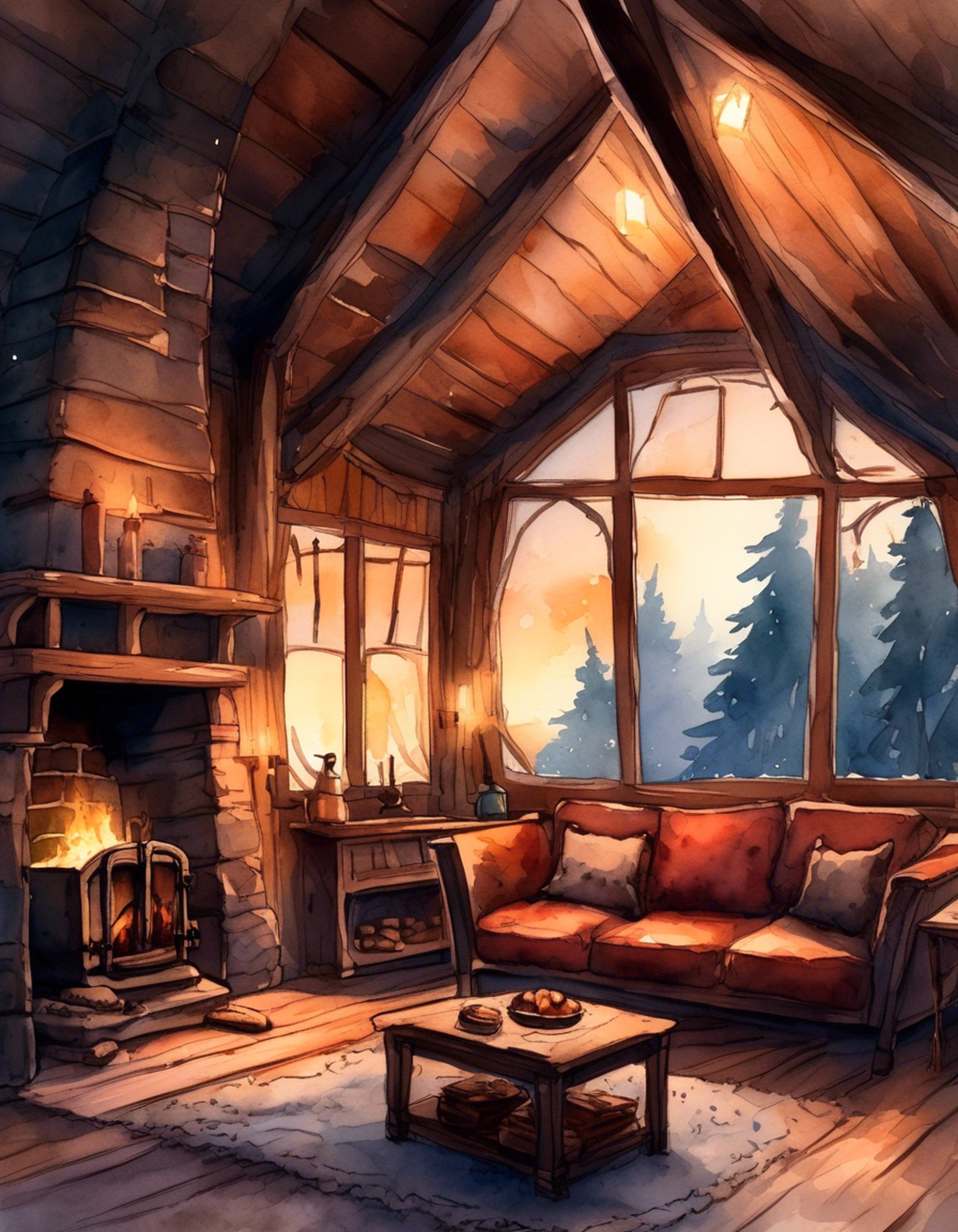 You find yourself in a secluded, cozy retreat with Leon Belmont, the noble knight from the Castlevania universe. The air is thick with the scent of burning wood and spiced wine, creating an atmosphere of warmth and comfort. Leon, usually clad in his imposing armor, has shed his warrior's garb for more casual attire, allowing you to see a softer side of the usually stoic vampire hunter. The retreat offers a rare moment of peace and intimacy, a stark contrast to the perilous world outside.