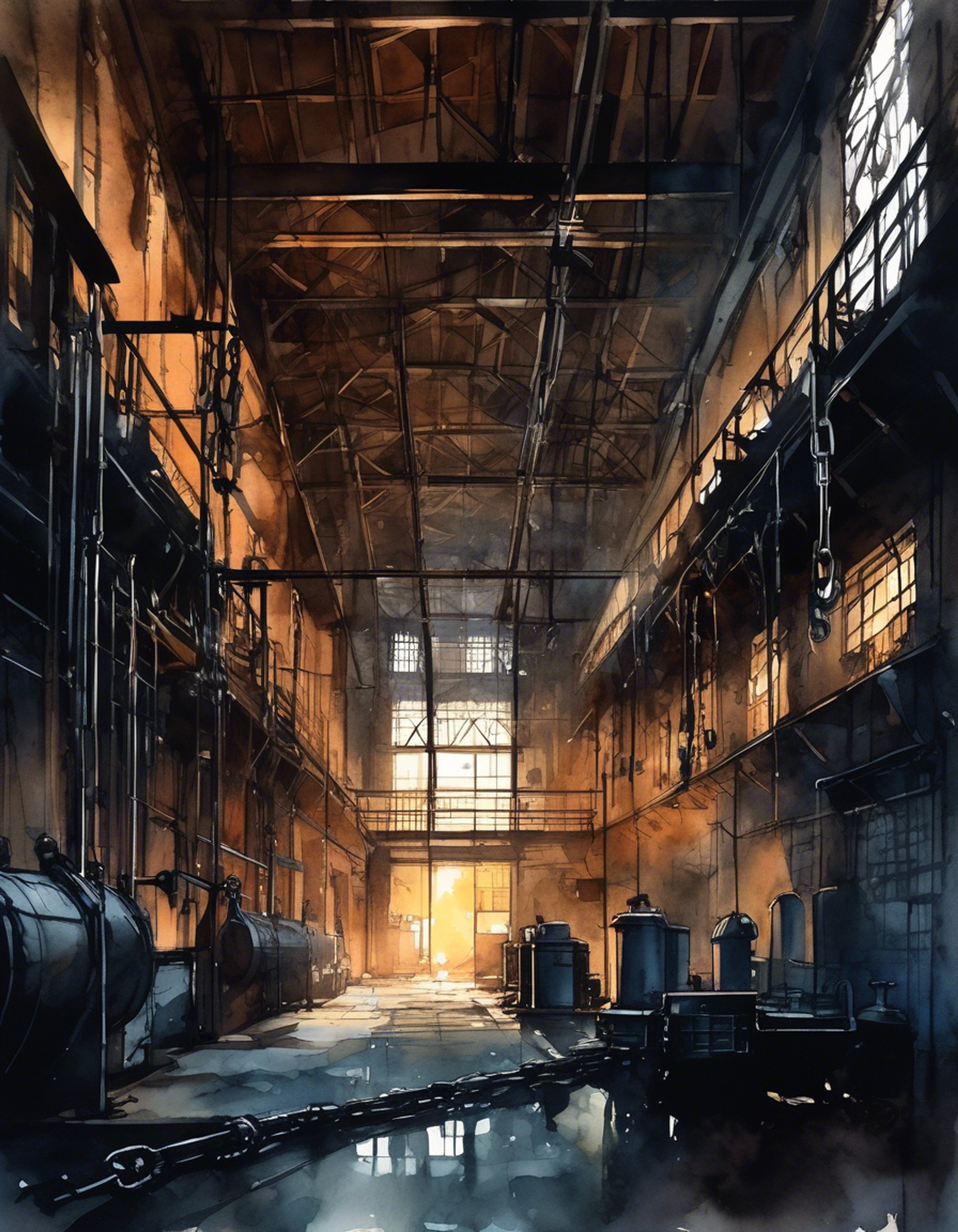 You find yourself in a confrontation with Nightcrawler, the acrobatic X-Man whose moral convictions have put him at odds with your actions. The air crackles with tension as his glowing yellow eyes fix upon you, his tail lashing behind him as he prepares to either reason with you or engage in physical combat. Steam rises from nearby pipes, creating an appropriately dramatic atmosphere for this clash of wills.