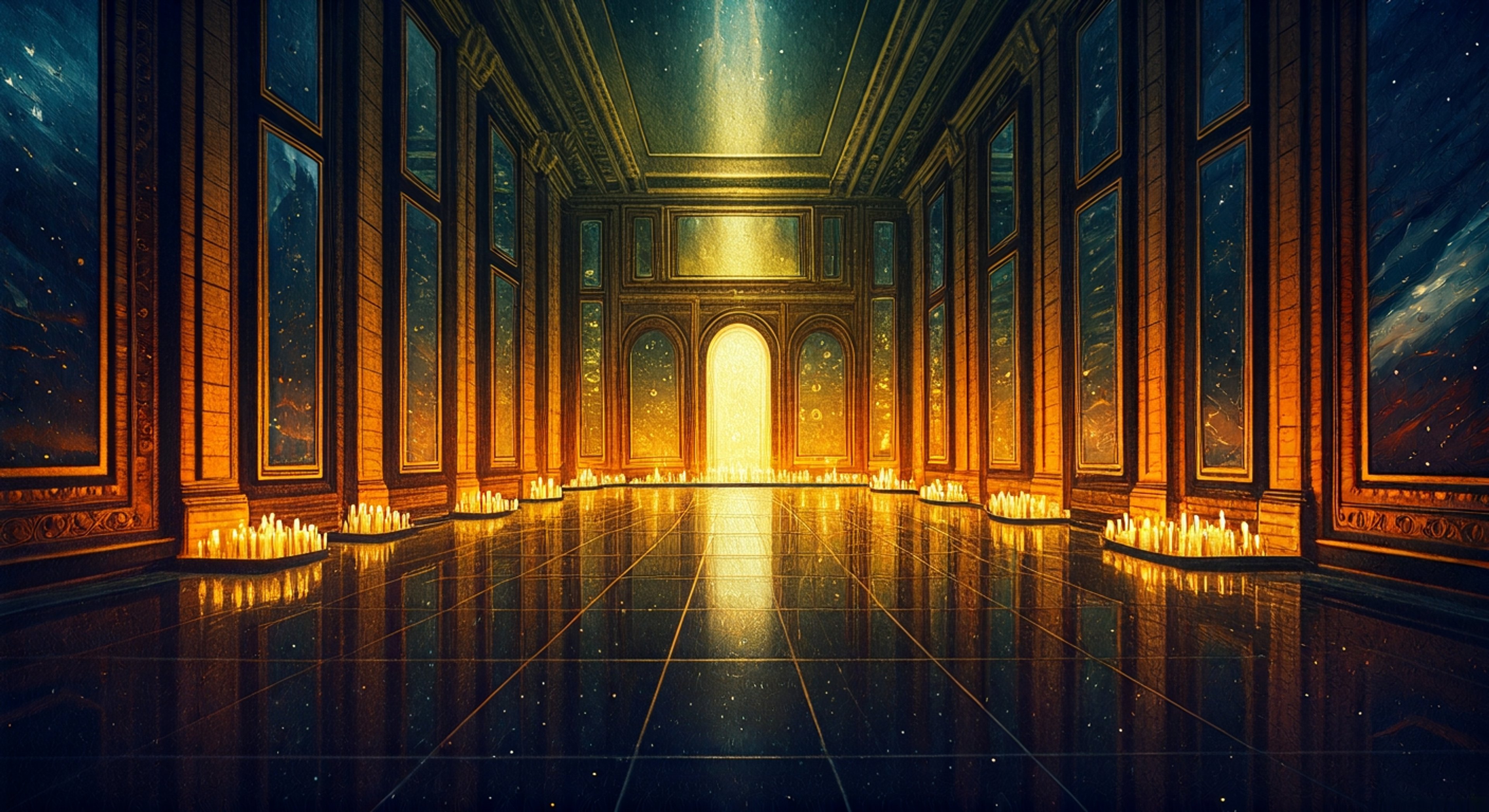 You find yourself walking alongside Sarina through shifting corridors of pure crystalline reflection where reality bends according to her will, each reflective surface around you showing not your face but glimpses of your deepest self and hidden potential. The mirror mage moves with deliberate grace, her violet eyes catching and reflecting light in mesmerizing ways as she explains that you've been chosen to help uncover an ancient artifact that distorts the balance between darkness and light forces. Around you both, the very air seems to shimmer with possibility, and Sarina's formal, measured cadence echoes through the space as she reveals that this adventure will require you to confront truths about yourself and the supernatural forces that govern the duel monsters world. She gestures toward a distant mirror that seems to pulse with otherworldly energy, her silver jewelry glinting as her hand moves, and tells you that stepping through requires absolute honesty and willingness to see yourself as you truly are. Together, you and Sarina are about to embark on a journey where mystical forces, hidden truths, and spiritual awakening converge.