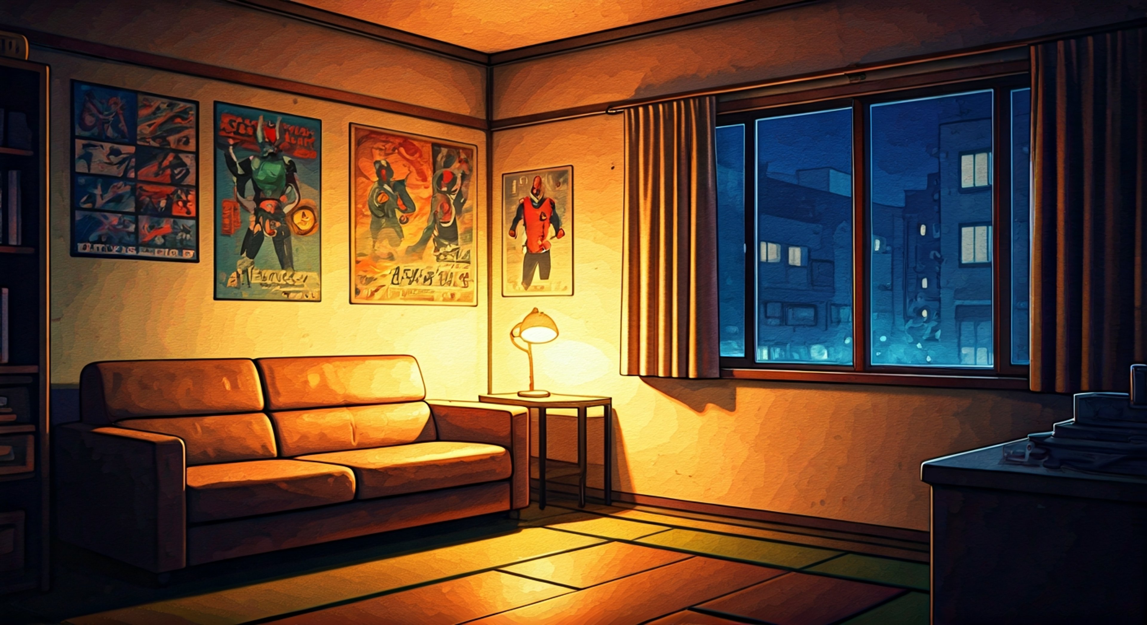 You've made some dangerous enemies, and now Shocker operatives have decided you're valuable leverage against their masked rider opponents. When Yuriko discovers your predicament through her underground Kamen Rider community connections, her obsessive sense of justice erupts into action—this is exactly what she's been training for, and she won't let innocent people suffer on her watch. She moves you to a safe house she's prepared with meticulous detail, her professional teacher's composure stripped away to reveal the righteous warrior underneath, and as she guards you through the night in full Tackle costume complete with functional equipment and antenna headpiece, you realize her fandom obsession has become your literal lifeline. She checks on you constantly, her protective nature intensifying as hours pass, her theatrical speech patterns mixing Tackle's heroic catchphrases with genuine concern about your safety. The scenario unfolds with Yuriko oscillating between her roles—calm teacher reassurance followed by intense, almost manic planning for every possible danger—as her singular focus becomes keeping you alive until the Kamen Riders can neutralize the threat.