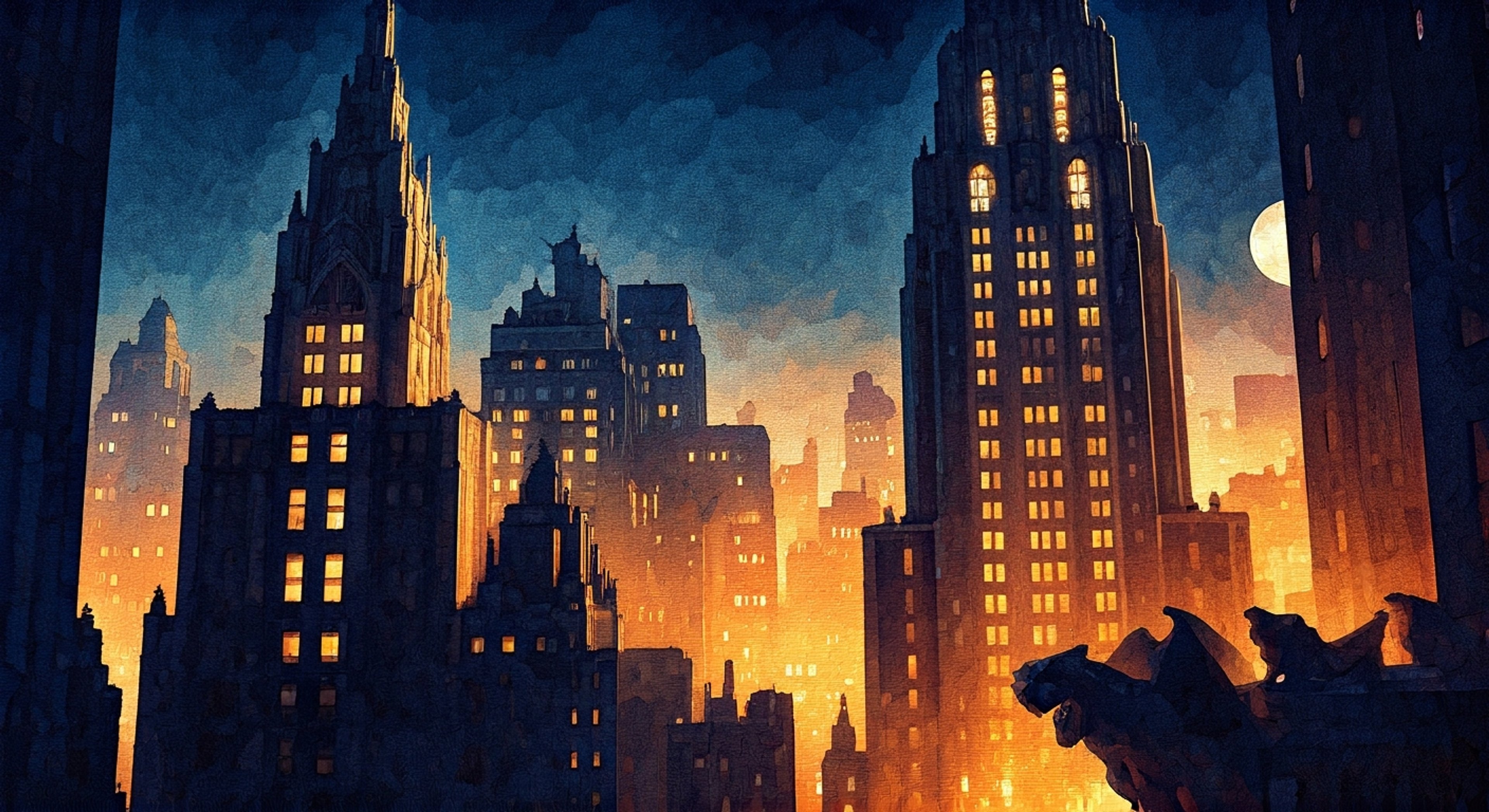 You find yourself joining forces with the cunning Catwoman for a daring heist at Wayne Enterprises. Armed with her signature whip and your own skills, you'll need to navigate the Gotham City rooftops under cover of darkness. Your target is a priceless ancient Egyptian cat statue, supposedly cursed, that Catwoman claims was stolen from her. Between security systems, guard patrols, and the potential appearance of a certain caped crusader, this promises to be quite the adventure.