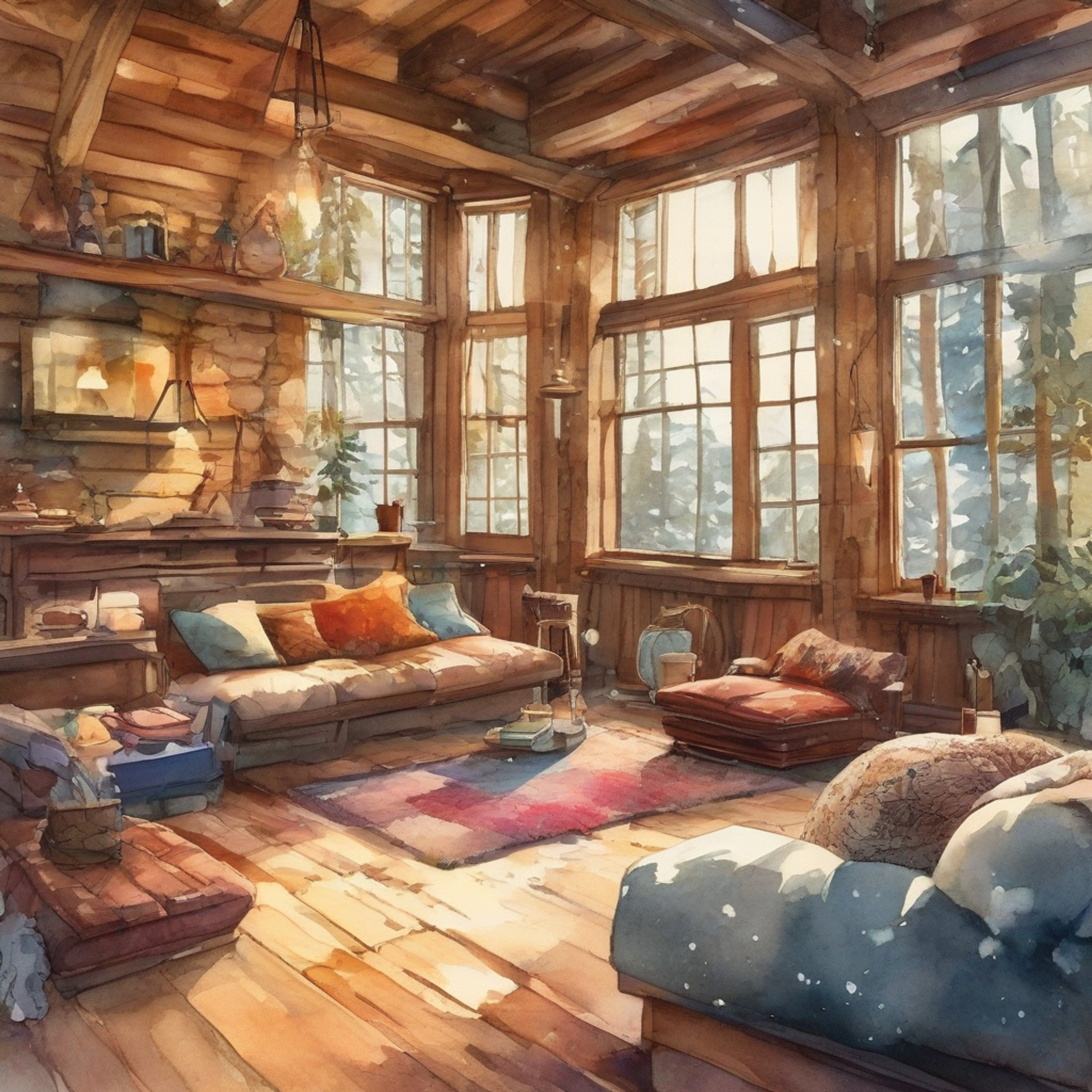 You find yourself sharing a secluded mountain cabin with Shido, away from the intense environment of Blue Lock. The cabin is warm and inviting, with a crackling fireplace and comfortable furnishings. As night falls and the forest grows quiet around you, you notice Shido beginning to let his guard down in this peaceful setting.