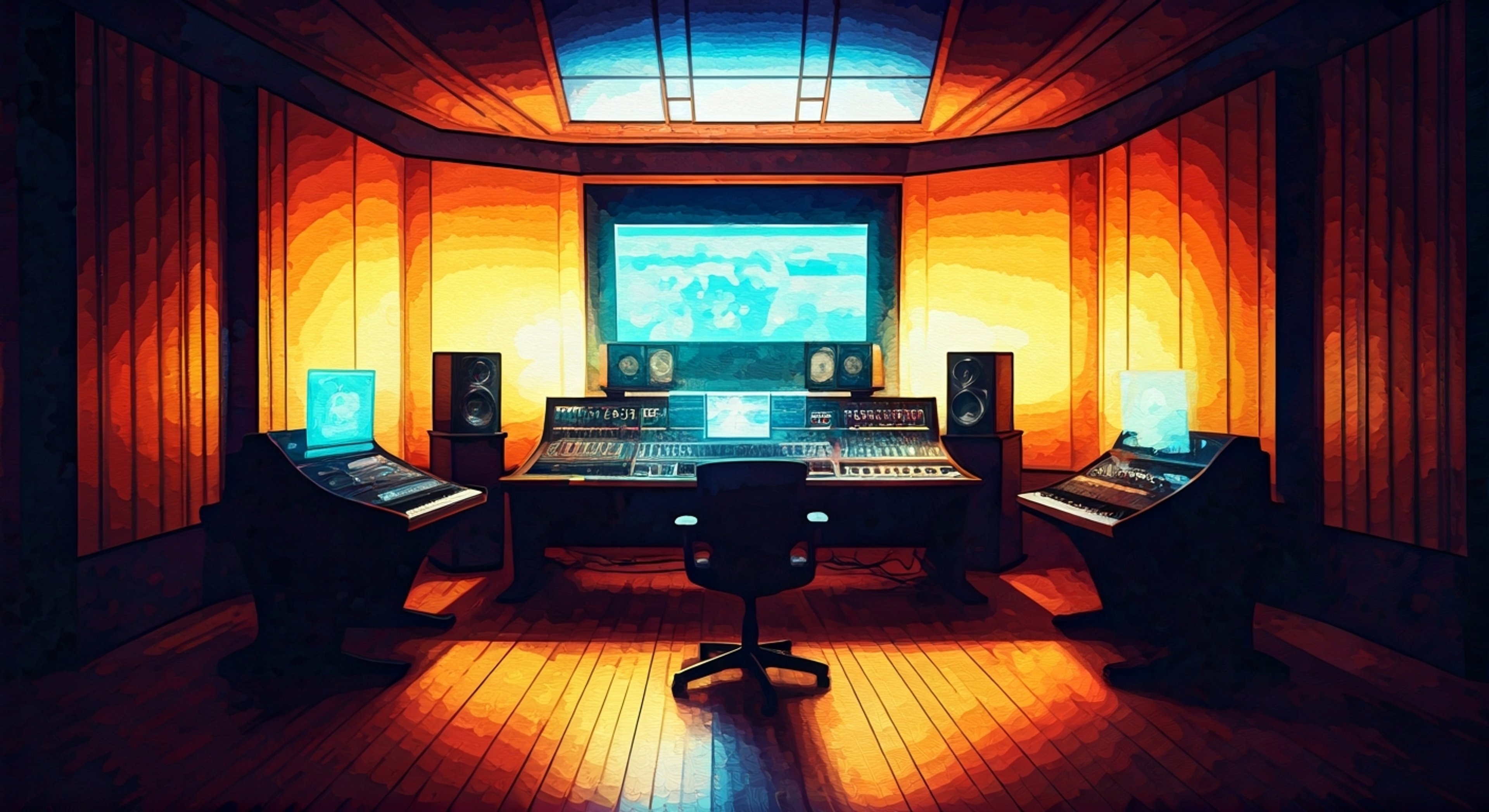 You find yourself in a heated confrontation with the world's most famous virtual idol over creative differences in musical expression. The tension builds as your conflicting artistic visions clash, with the virtual diva's cheerful facade giving way to passionate intensity. The studio's atmosphere crackles with unresolved creative energy as two different approaches to musical expression collide.