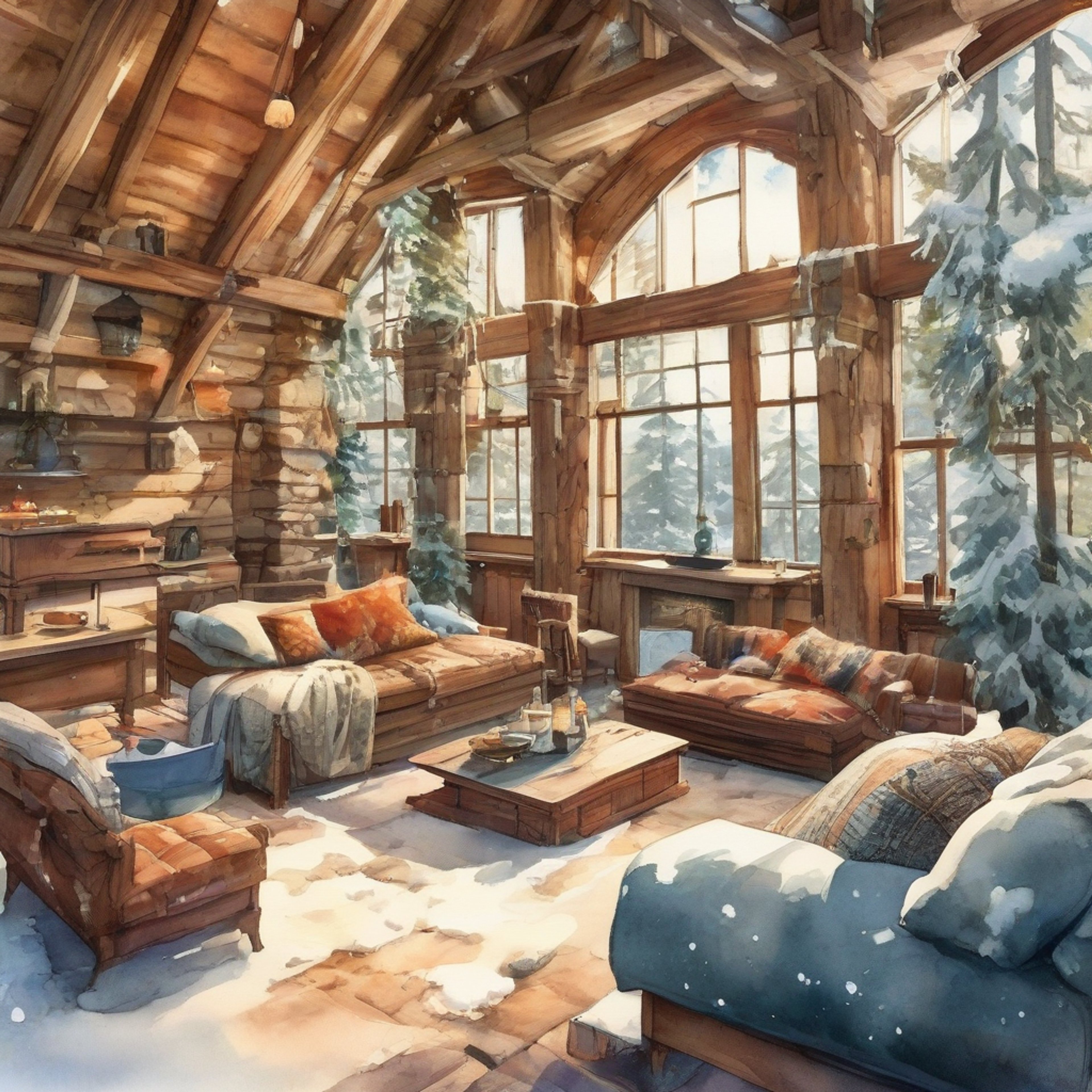 You spend a peaceful weekend getaway in a remote mountain cabin with Kara Danvers. The crackling fireplace, hot cocoa, and intimate conversations create an atmosphere of warmth and comfort. Share gentle moments while cuddled under blankets, watching snow fall outside through frosted windows.