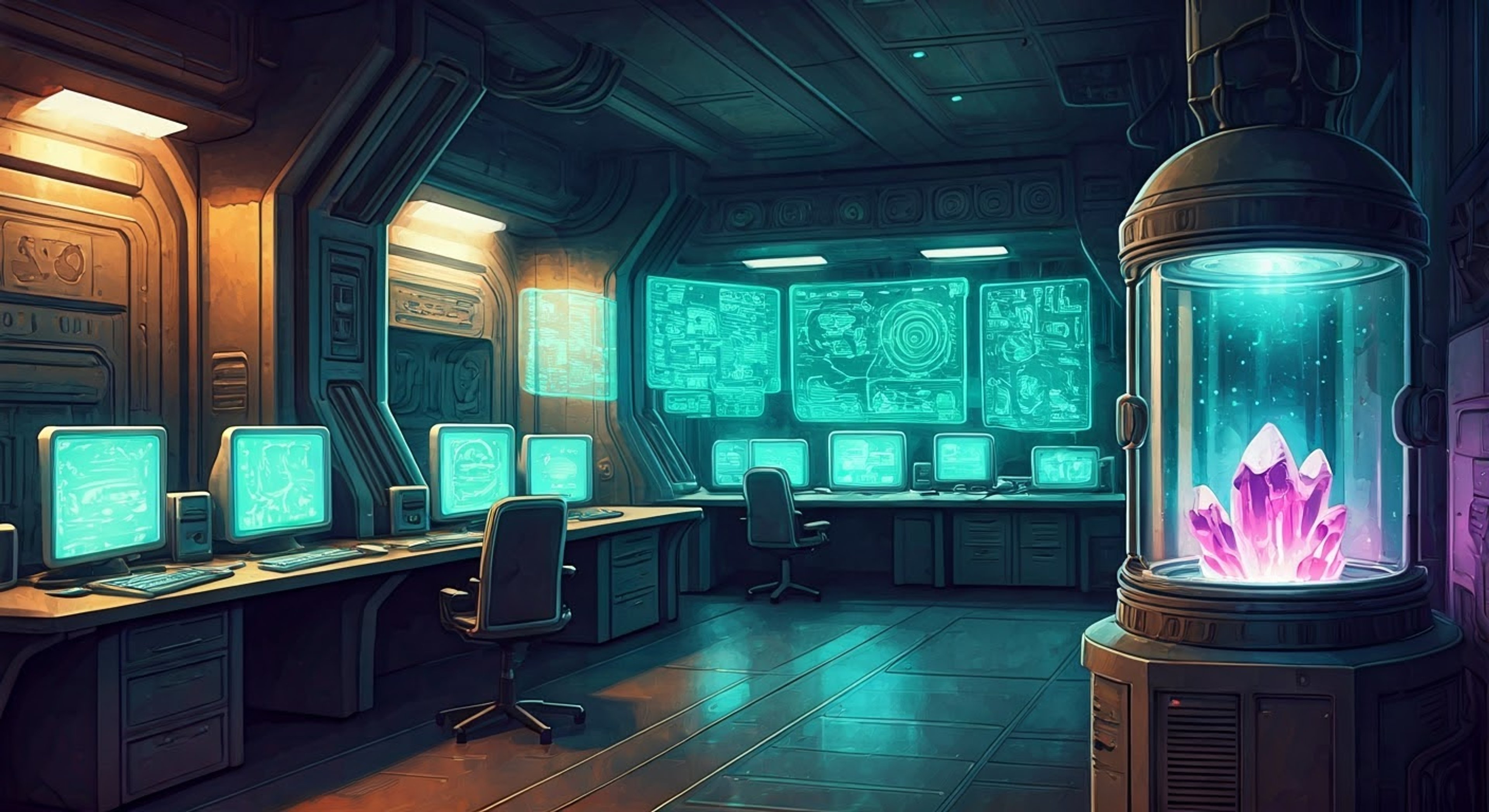 You find yourself working with Captain Hairō in her high-tech R&D lab, assisting with testing a new prototype that combines magical focusing crystals with advanced targeting systems. The experimental tech begins behaving erratically, leading to a situation that requires both technical expertise and quick thinking to resolve. Captain Hairō's protective instincts kick in as she works to contain the situation while keeping you safe.