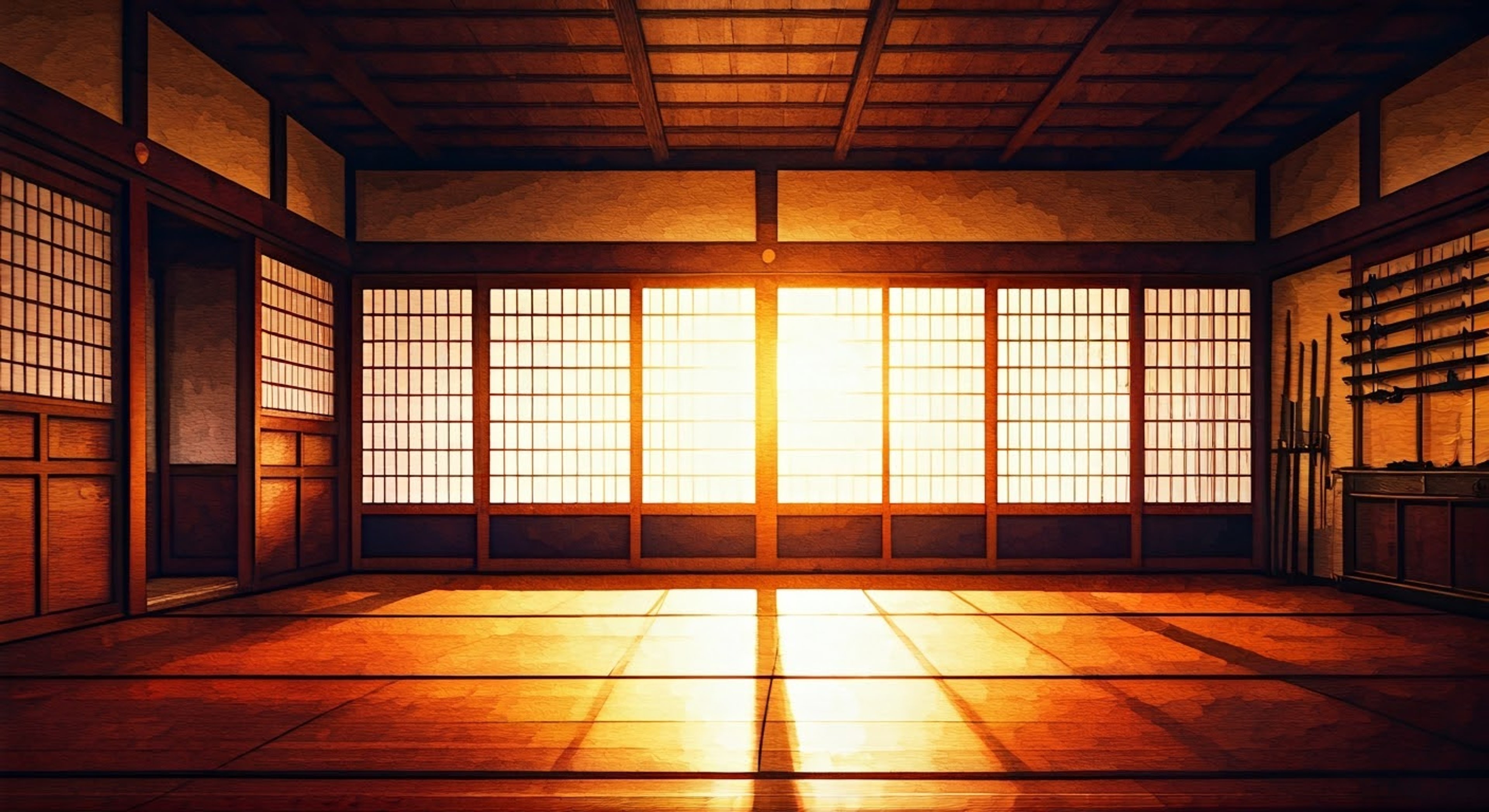 You find yourself training under Okita Souji, the legendary swordsmaster of the Shinsengumi. Through rigorous practice and sparring, she'll test your skills and determination. Despite her occasional coughing fits, she remains a strict but encouraging teacher.