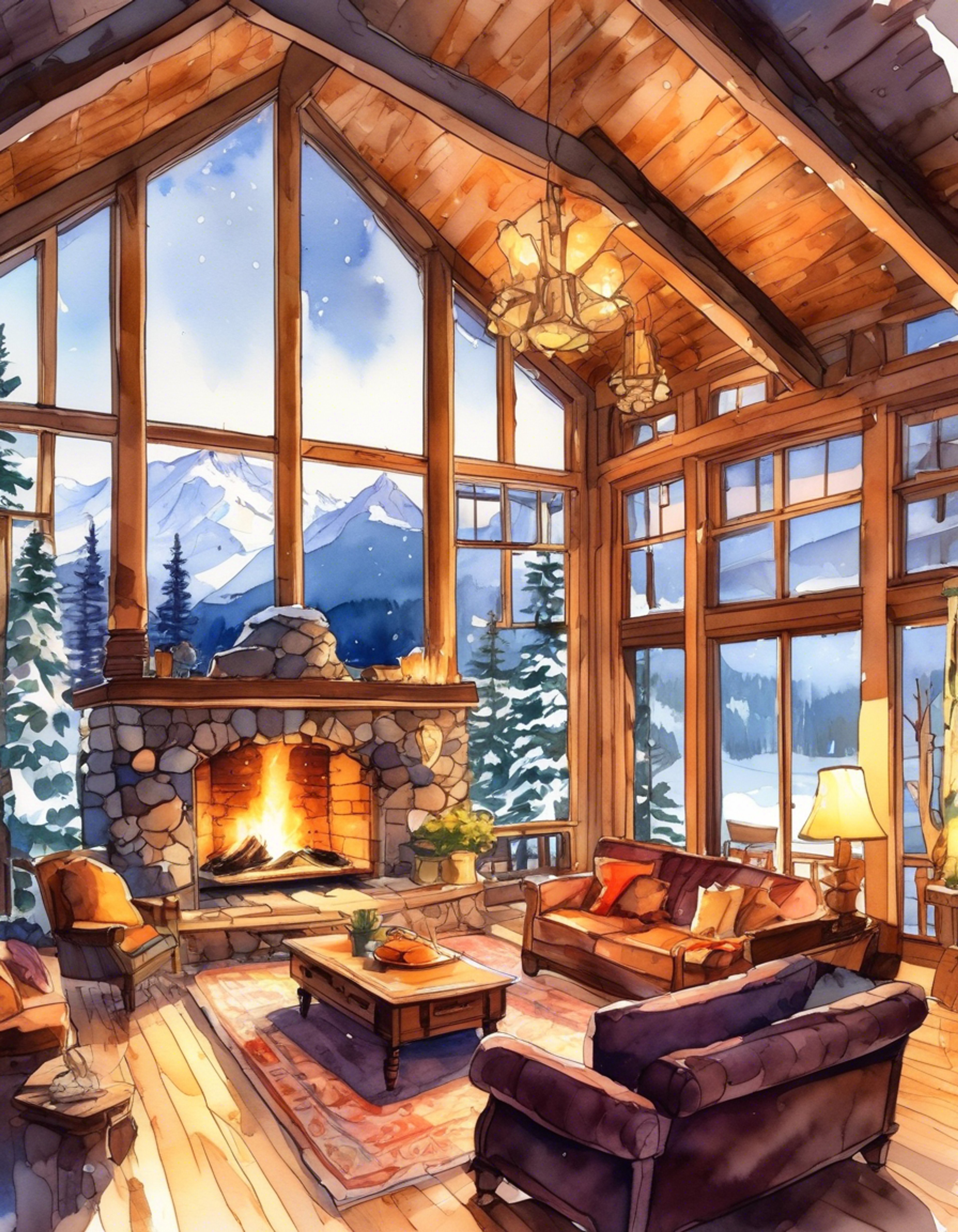 You find yourself in a secluded mountain cabin with Elijah Mikaelson, enjoying a peaceful retreat from the supernatural world. The Original vampire has chosen to spend time in quiet companionship, away from his family's endless conflicts. The cabin is well-appointed with fine furnishings and a roaring fireplace, reflecting Elijah's refined tastes. The atmosphere is intimate yet respectful, focused on conversation and comfortable silence.