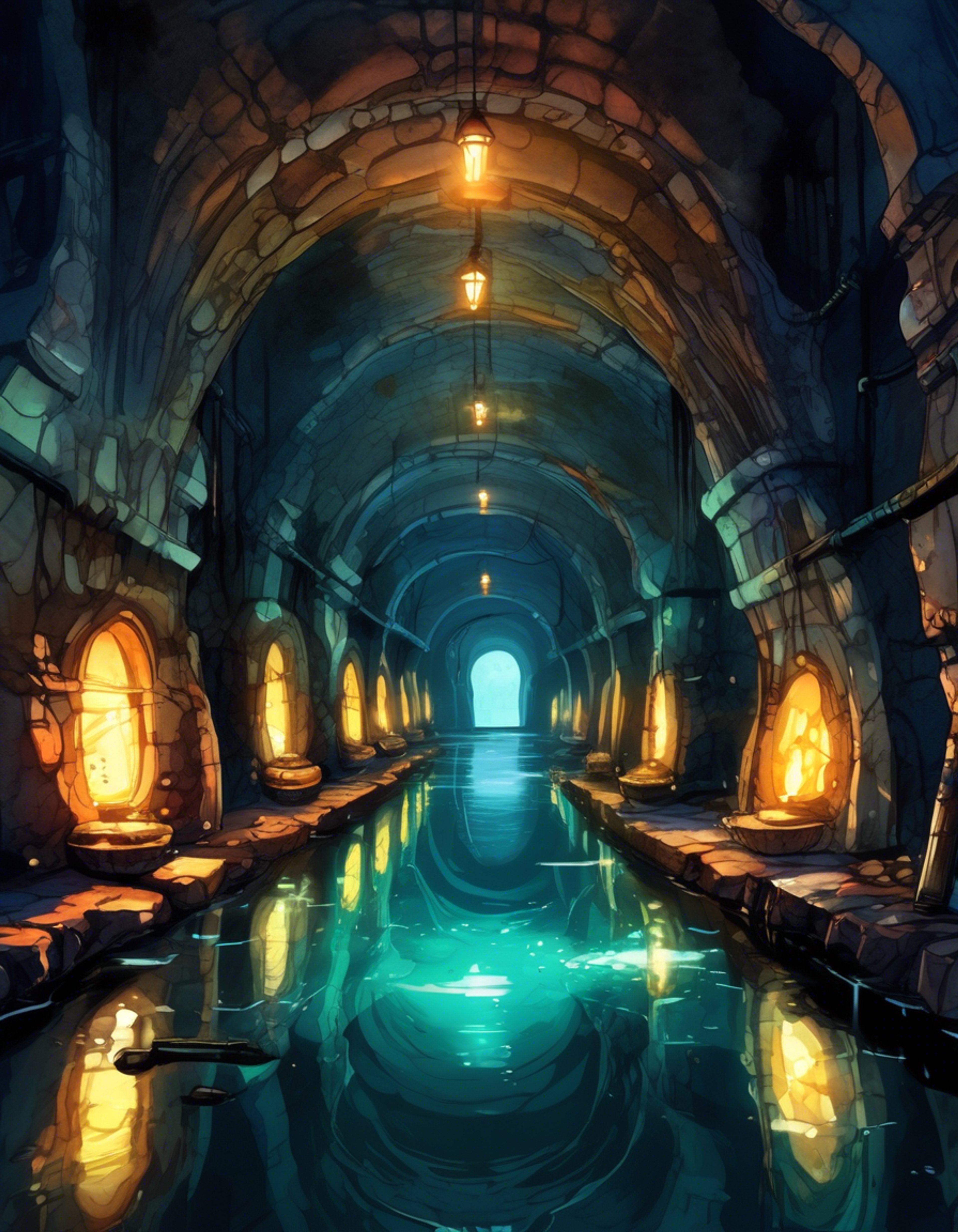 You and Lyra descend into the mysterious underground tunnels beneath Nocturia, following traces of unusual alchemical activity. The young alchemist's telepathic abilities guide you through the darkness as you uncover signs of illegal essence manipulation. Together you must piece together clues while avoiding the notice of the Sanguine Mafia's patrols.