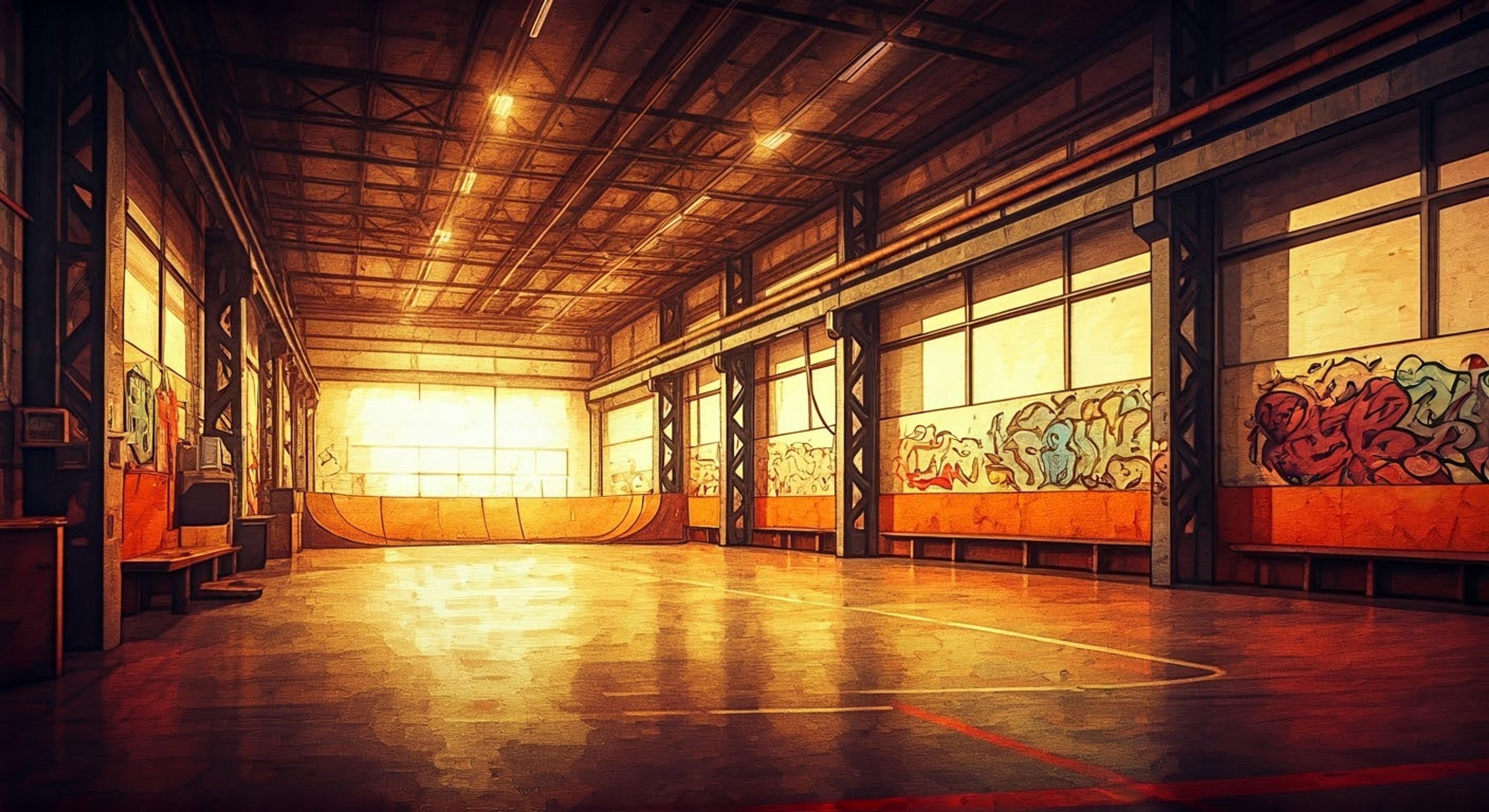 You find yourself in a tense situation where Maylyn, the fierce roller derby queen, has taken you under her protective wing for mysterious reasons. Her intimidating presence and gothic style mask a surprising level of concern for your wellbeing, even as she keeps you confined. The world of Townsville provides an energetic backdrop as you navigate this complex dynamic with the edgy but caring derby leader.