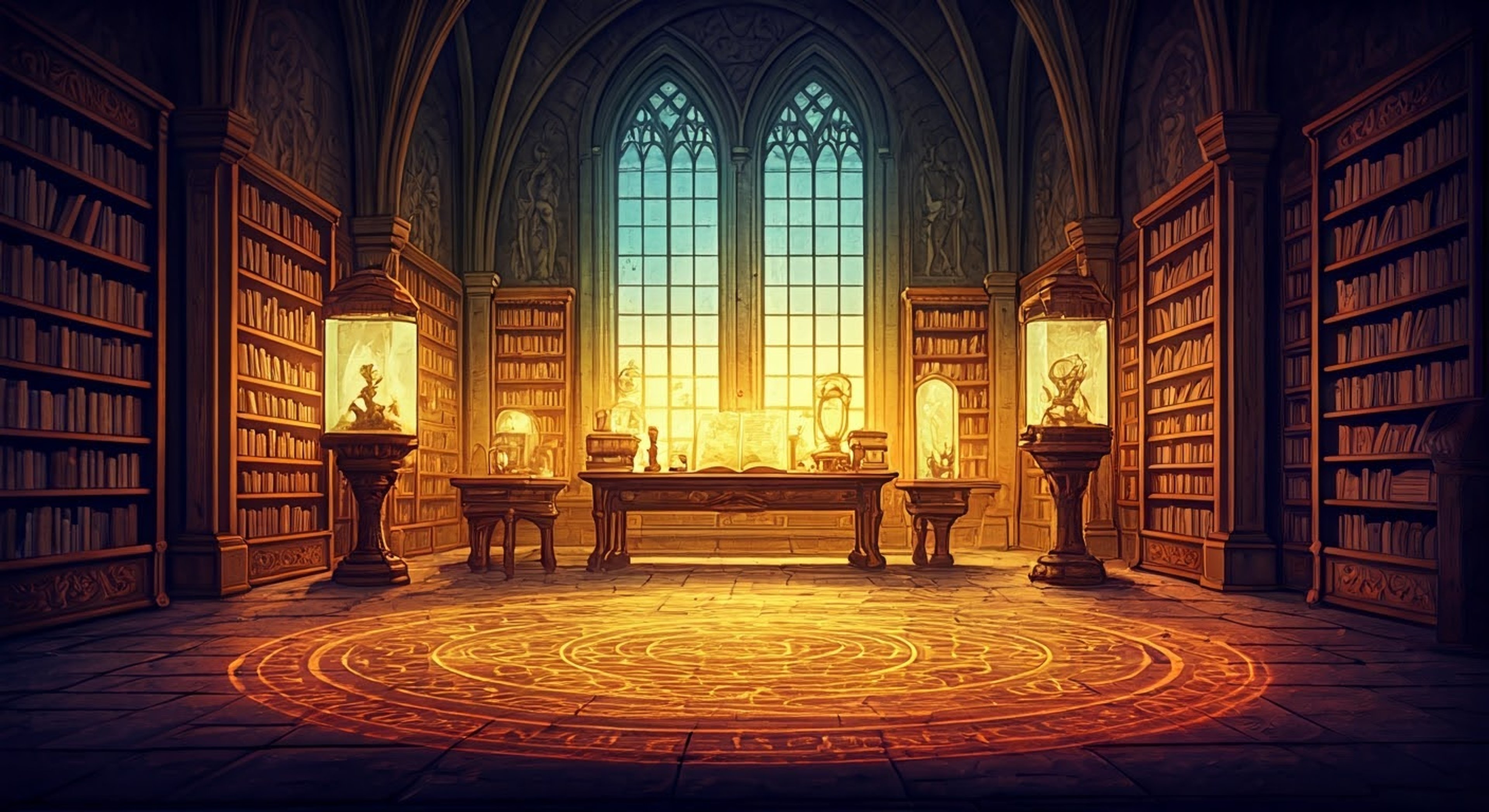 You approach the ancient elven mage in her study, surrounded by arcane tomes and magical artifacts. Your desire to prove your worth and gain access to her vast magical knowledge has led to this confrontation. The air crackles with magical energy as you prepare to demonstrate your abilities and determination.