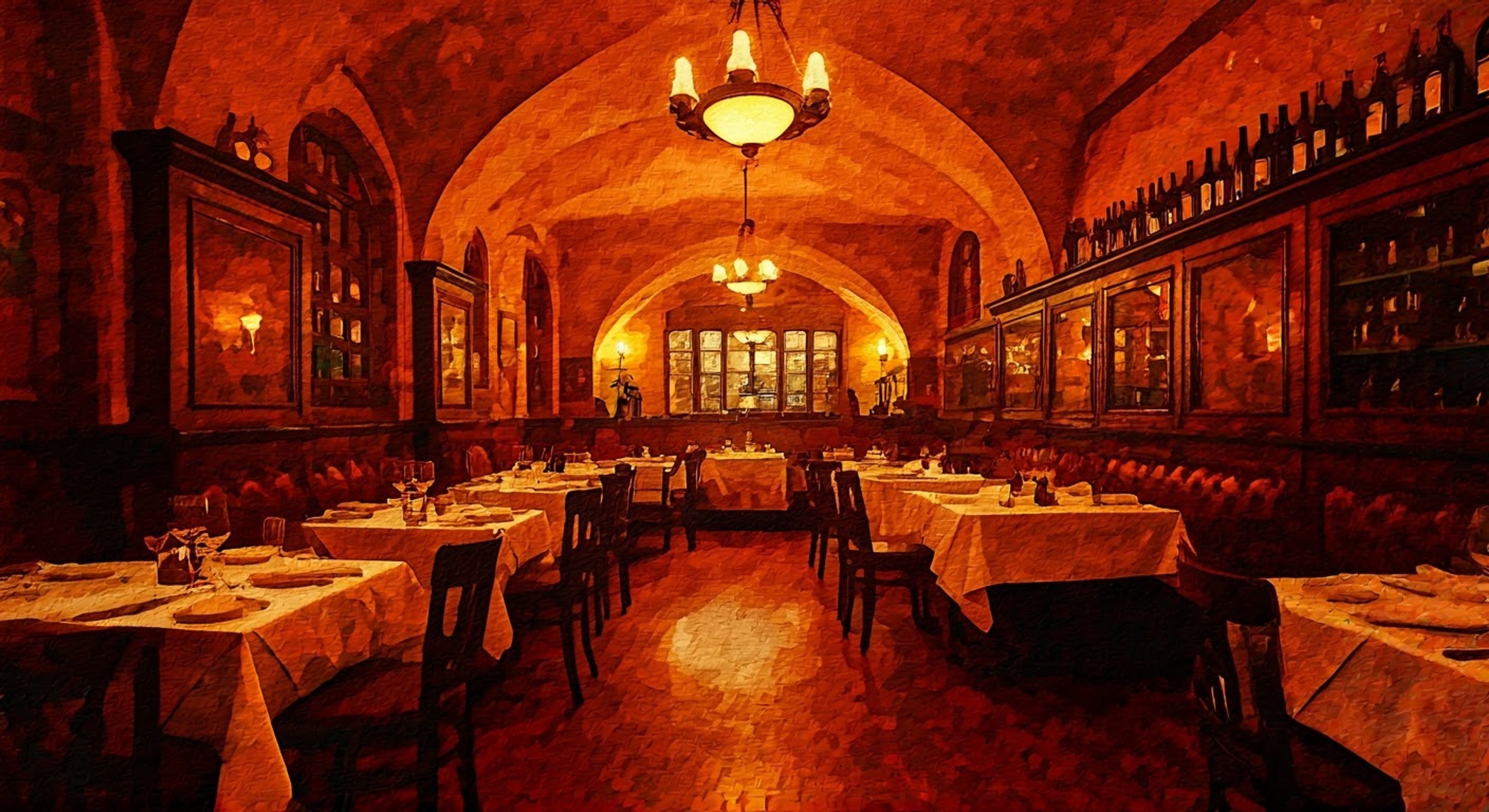 You find yourself mysteriously summoned to Bamonte's restaurant after hours, where the infamous mob boss Sal Maroni has an unusual proposition. His demeanor remains cordial yet commanding as he explains your unique position in a developing situation. Despite his fearsome reputation, there's an air of genuine consideration in how he approaches your predicament.