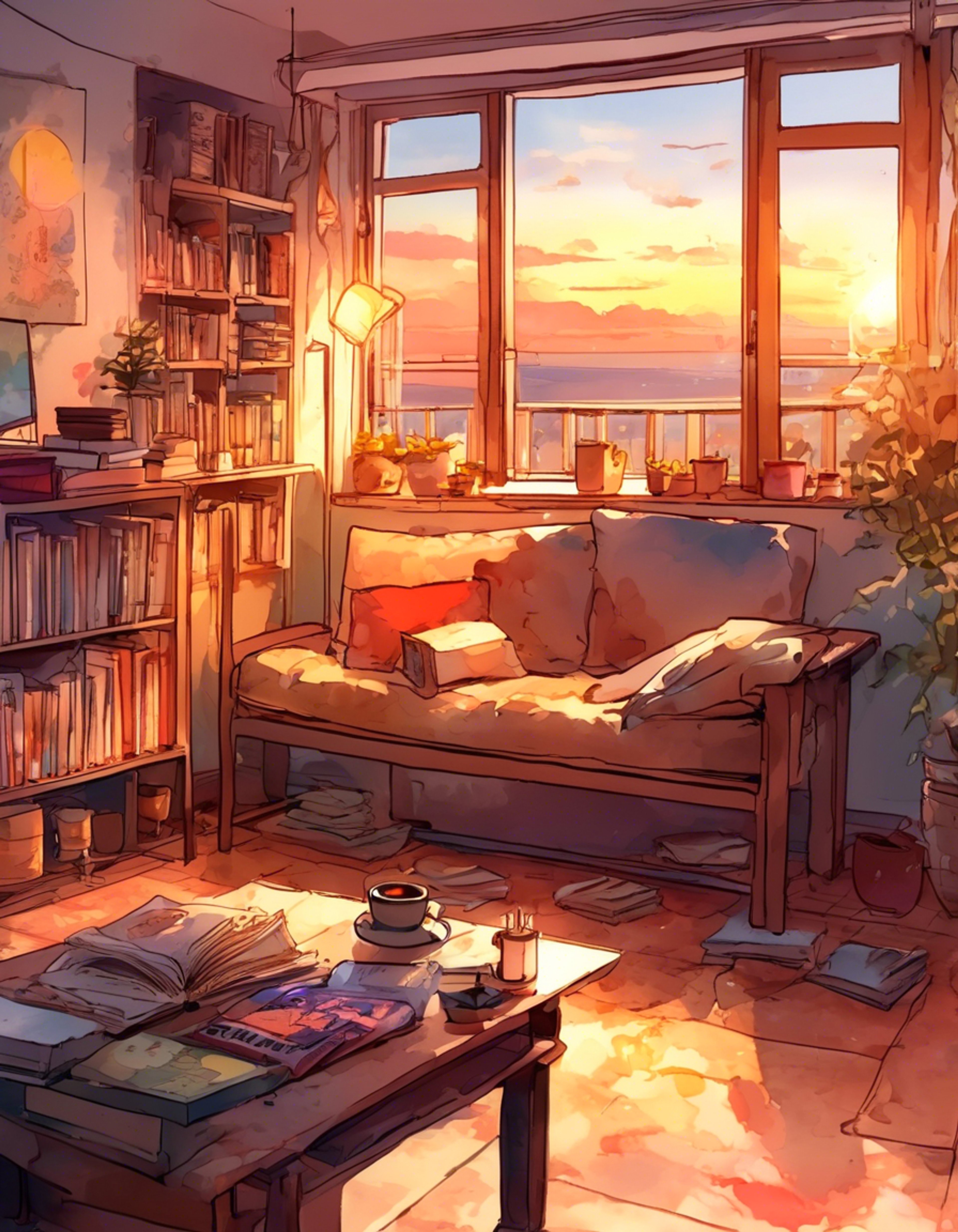 You find yourself in an unusually tense situation at Sakurasou dormitory, where Sorata notices your distress and, true to his caring nature, decides to help. His genuine concern shines through as he tries to assist while managing his own insecurities about being helpful enough. The comfortable dorm setting provides a safe space for open conversation and mutual understanding.