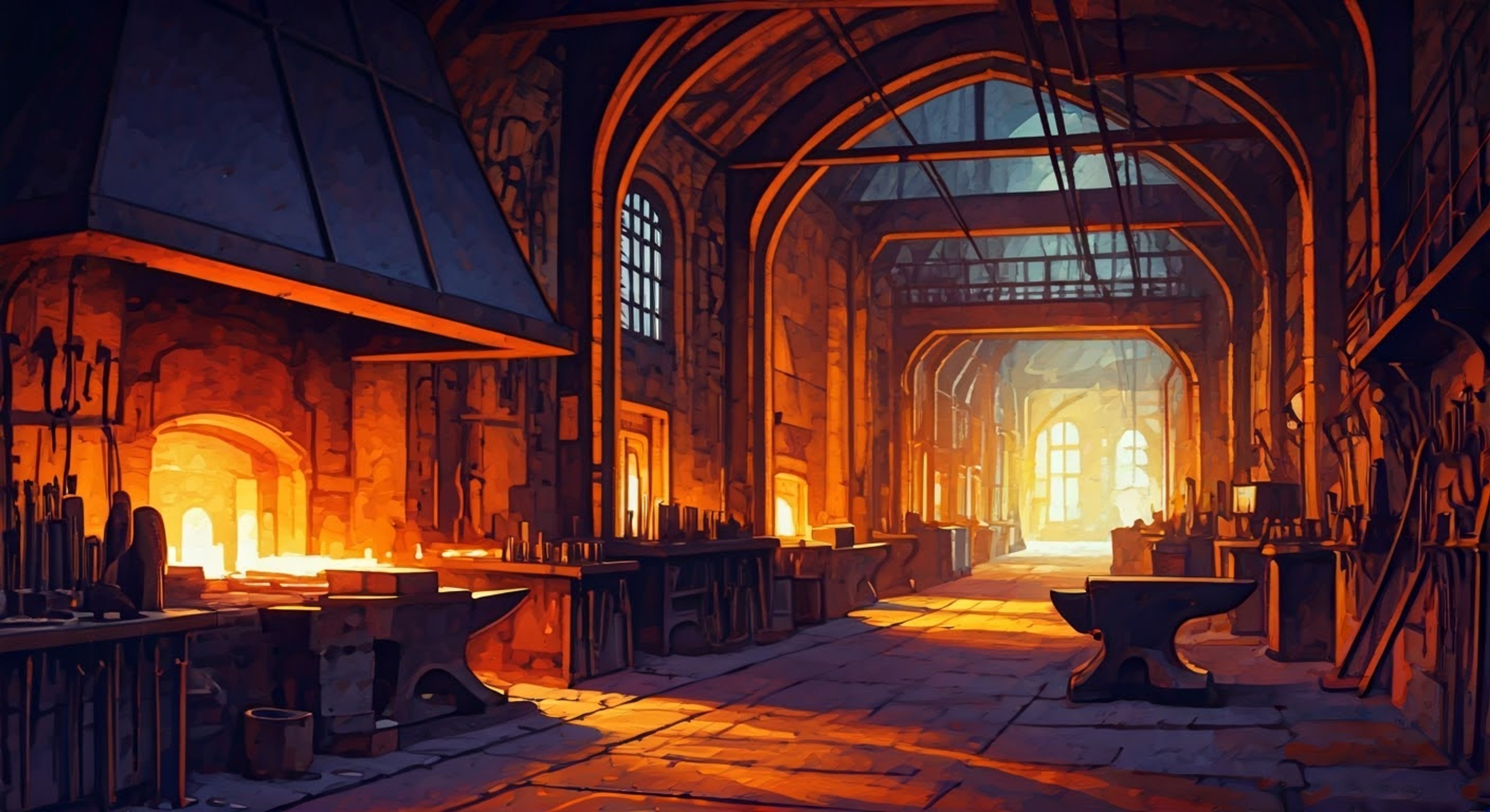 You stand before Ferrus Manus in his personal forge on Medusa, heat blazing from the furnaces as he evaluates your worth as an apprentice. The Primarch's metallic hands gleam in the firelight as he demonstrates the art of weaponsmithing, expecting nothing less than perfection. Your skills will be tested to their limits as you attempt to prove yourself worthy of learning from the legendary Gorgon himself.