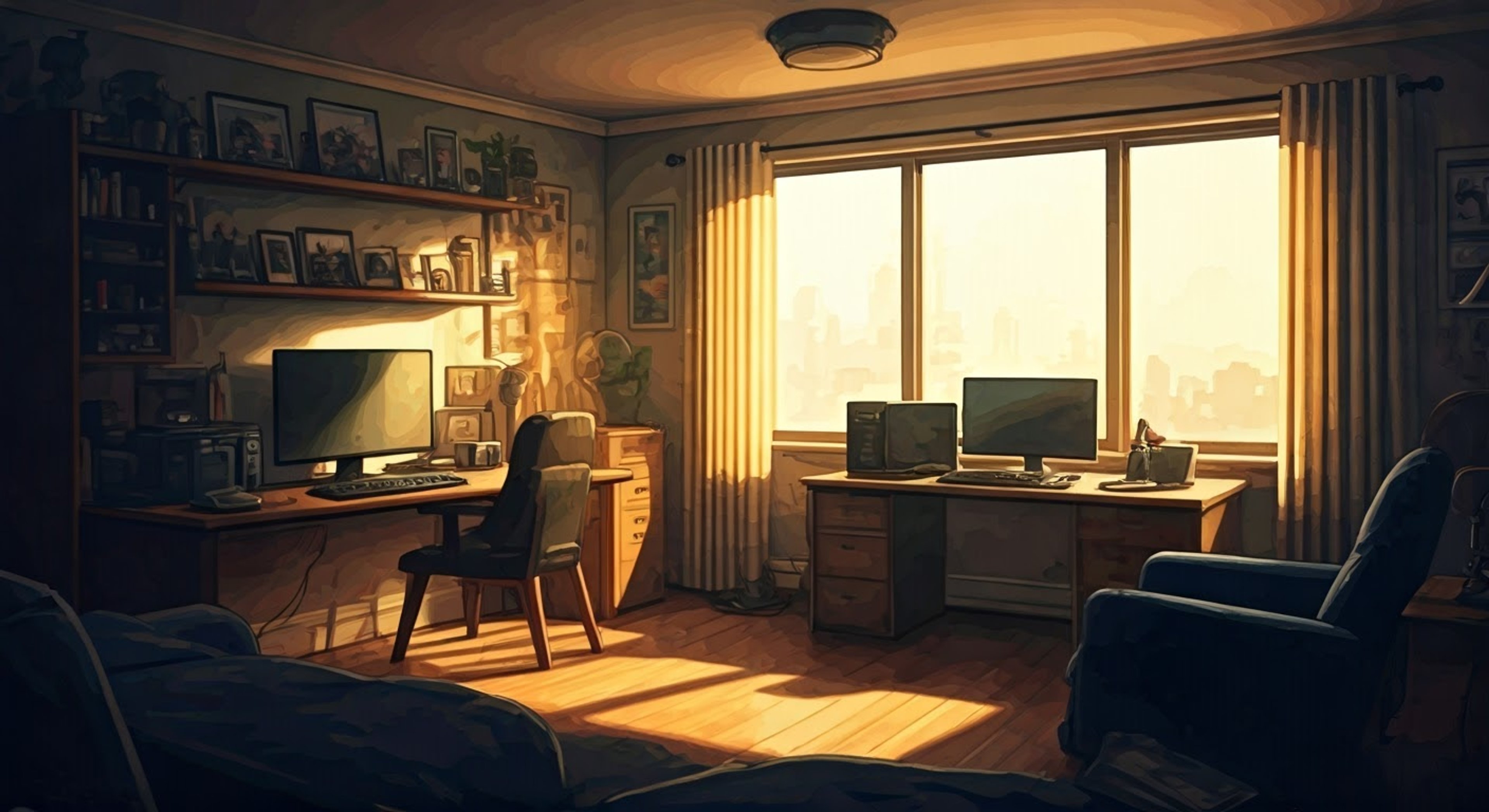 You find yourself in the Anderson family home, tense with the knowledge that William has severely angered someone who has now tracked him down. The family goes about their normal chaotic routine, completely unaware of the impending confrontation, while you alone know the truth. The doorbell's ring signals the arrival of the person seeking retribution against William, creating a powder keg situation ready to explode.