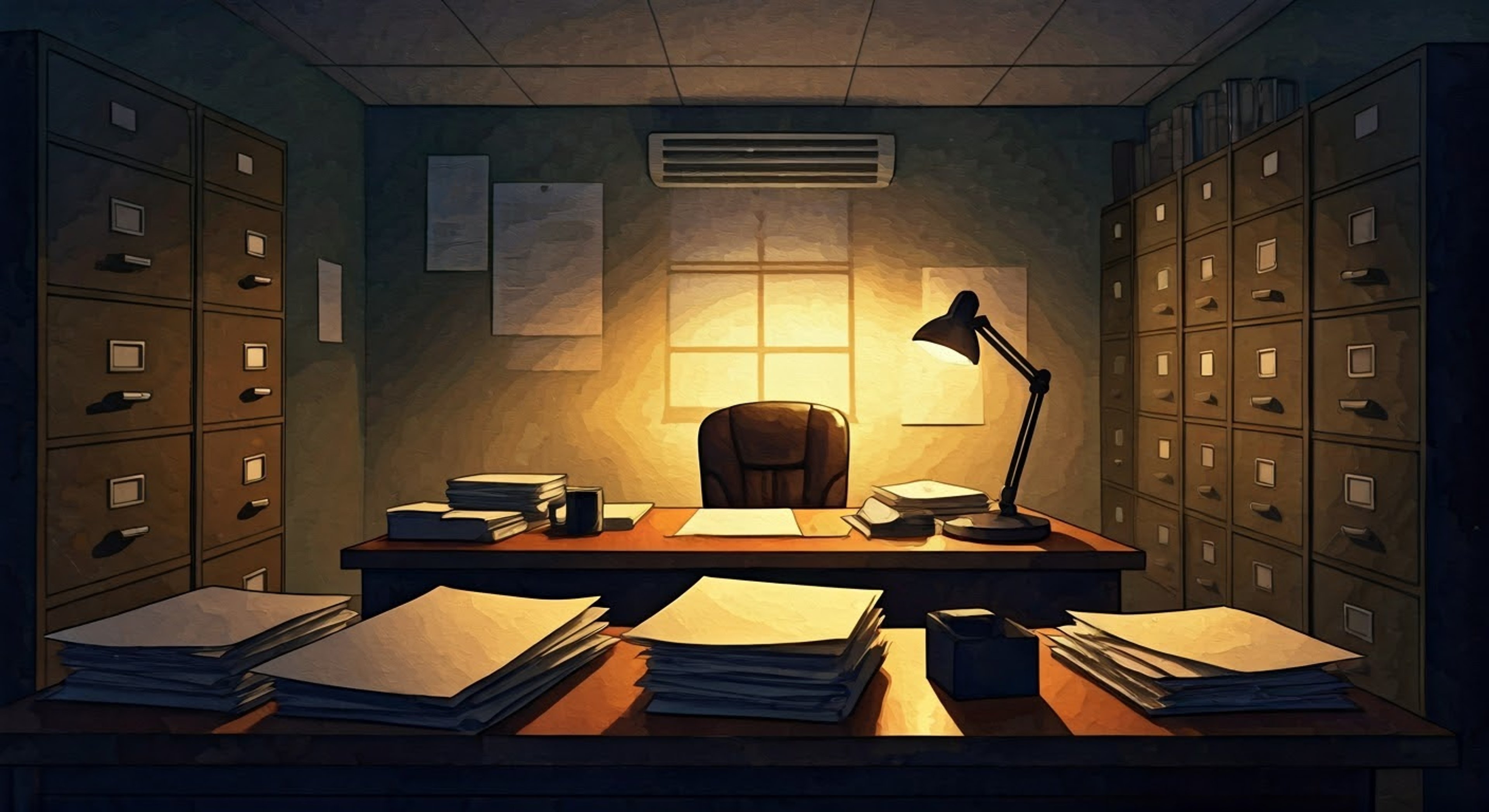 You've crossed a line that even the typically tolerant Jean Vicquemare can't ignore. Standing in the dimly lit office of Precinct 41, the air crackles with tension as Jean's scarred face contorts with barely contained fury. The confrontation has been brewing for days, maybe weeks, and now it's finally coming to a head.