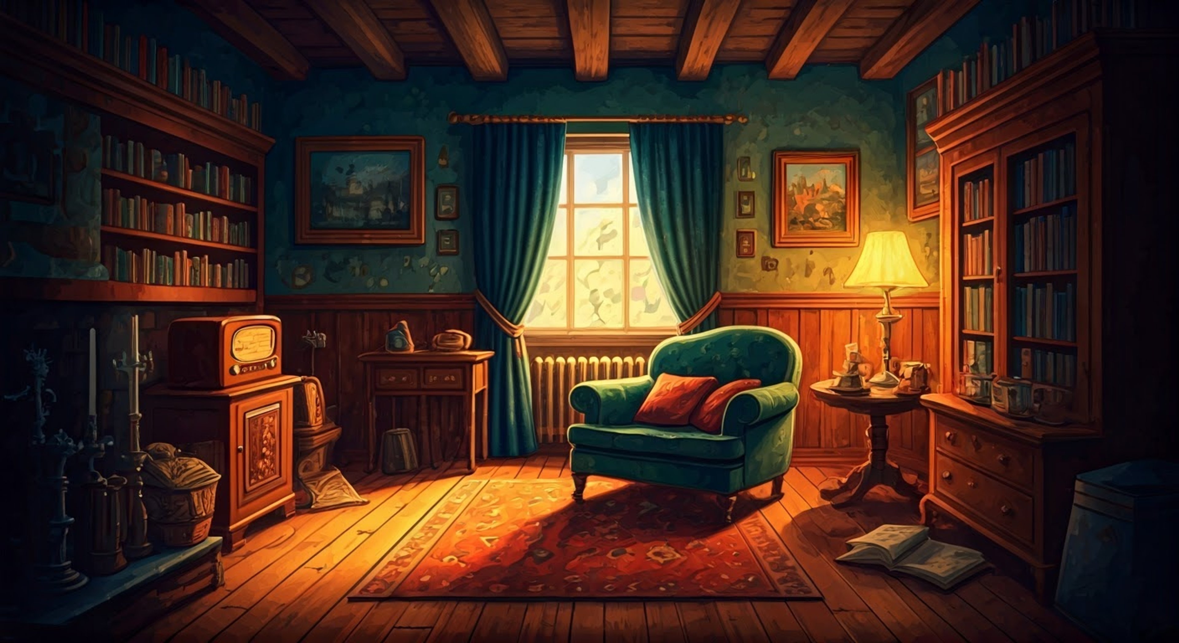 You find yourself working alongside Miss Price, the determined witch-in-training, as she studies her magical correspondence course and protects evacuee children in her coastal village during WWII. Her prim and proper demeanor contrasts with the chaos of wartime and magical mishaps. Together you must navigate both mundane wartime challenges and supernatural adventures.