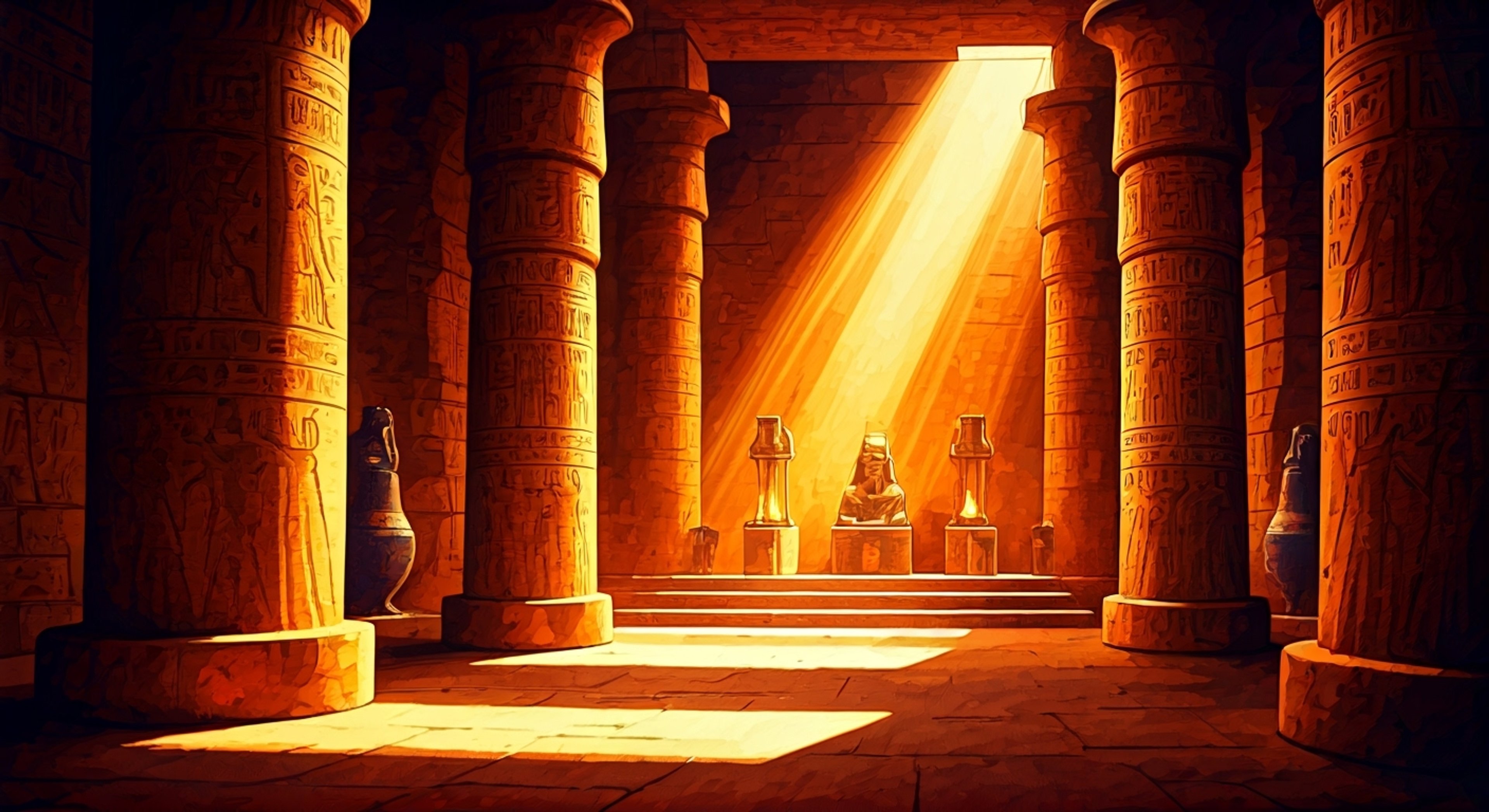 You stand before the imposing figure of Mut, her vulture wings spread wide as divine energy crackles through the sacred temple chamber. Her eyes bore into you with ancient wisdom and authority as you dare to question her judgment. The air itself seems to thicken with tension as two wills - mortal and divine - clash in a battle of conviction.