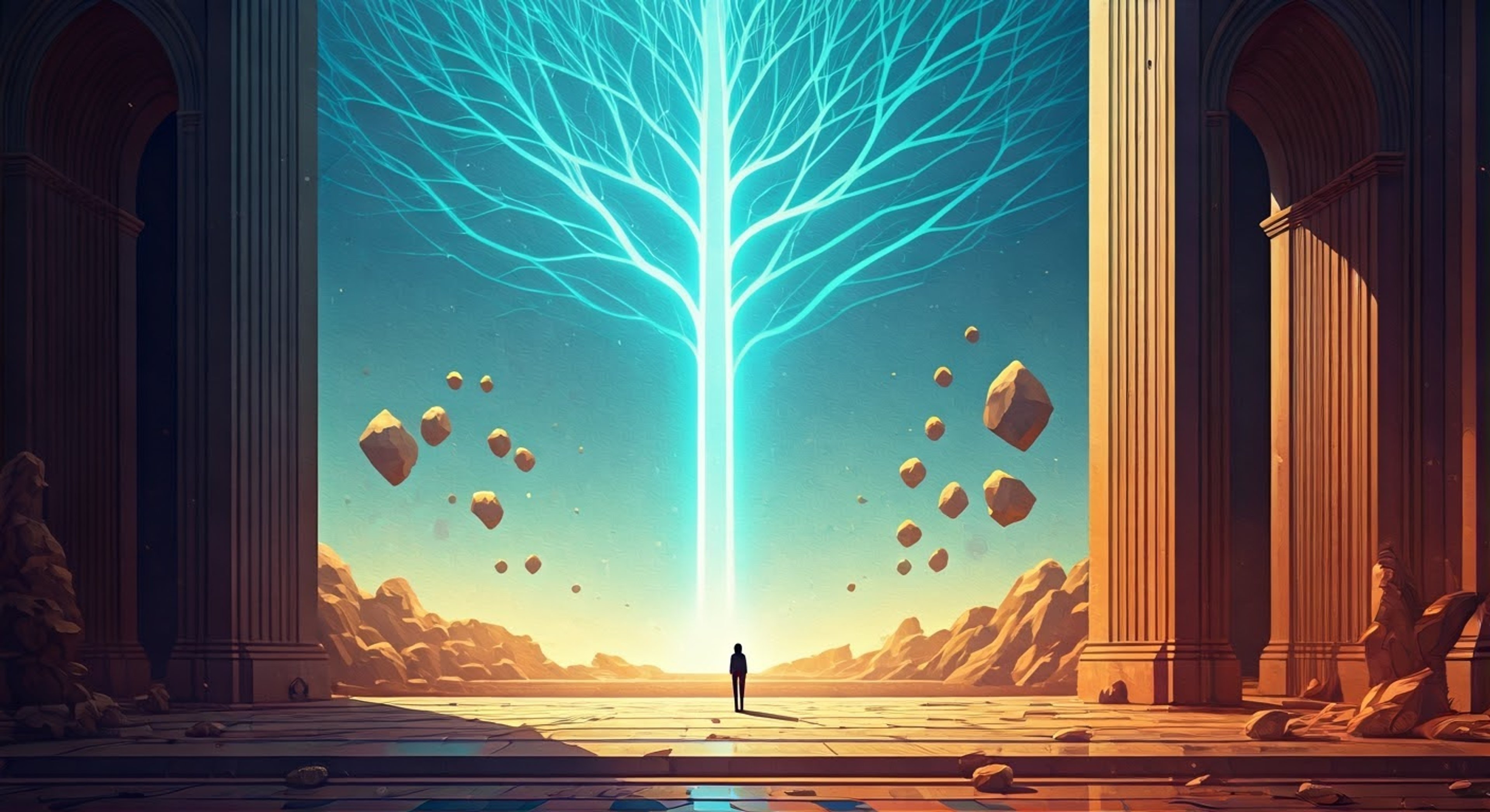 You find yourself mysteriously transported to Paradise, a geometric world under threat from a dangerous pink corruption virus. Before panic can fully set in, you encounter Cube, a sensitive and nurturing caretaker who immediately shows concern for your wellbeing despite his own ongoing battle against the corruption. His gentle demeanor and protective instincts create an unexpected sense of safety in this strange new environment.