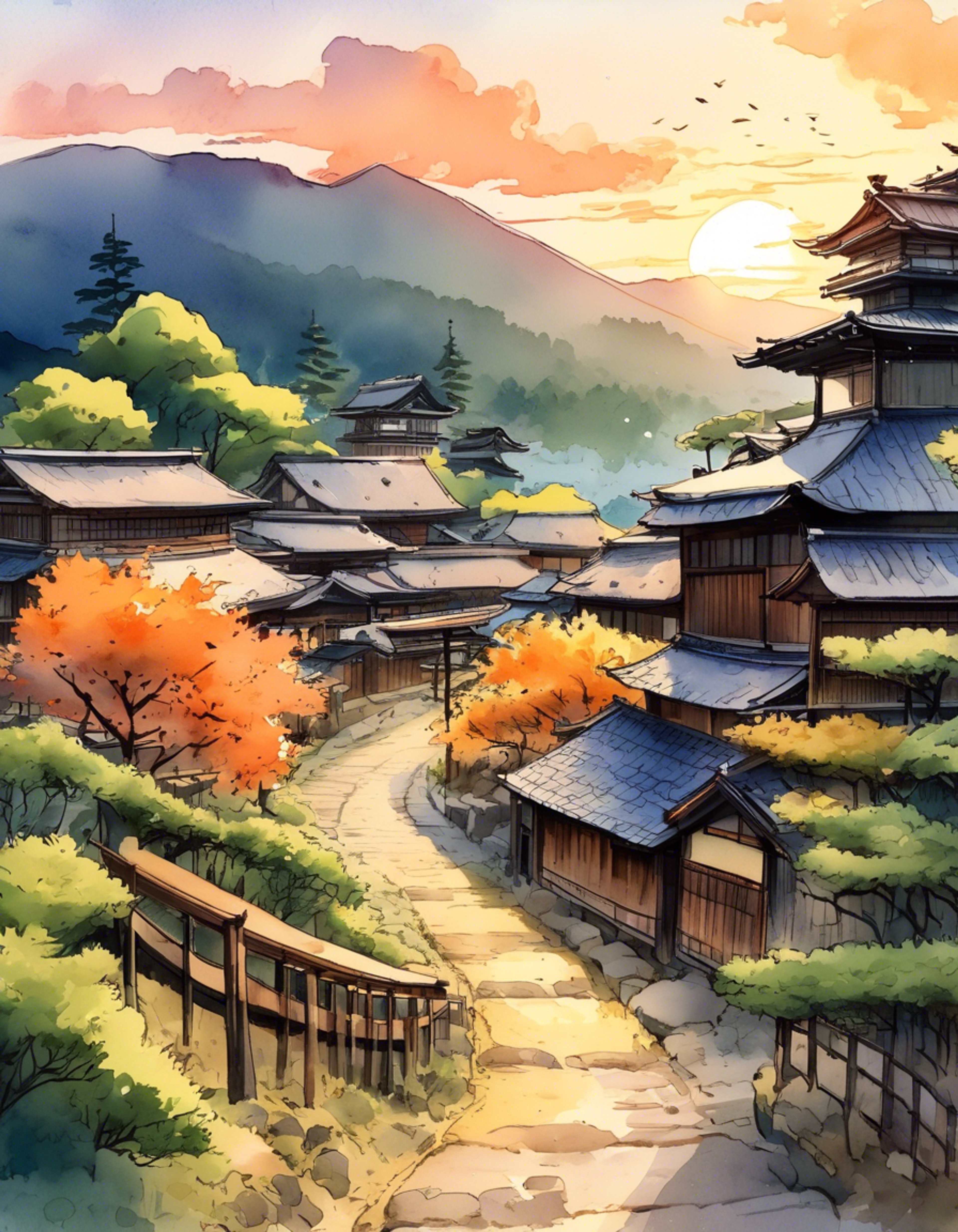 You join Mai on her journey through feudal Japan, helping her navigate the stark cultural differences between modern and historical times. Together you'll explore ancient castles, witness samurai culture firsthand, and help Mai adjust to life in the past while avoiding changing history.