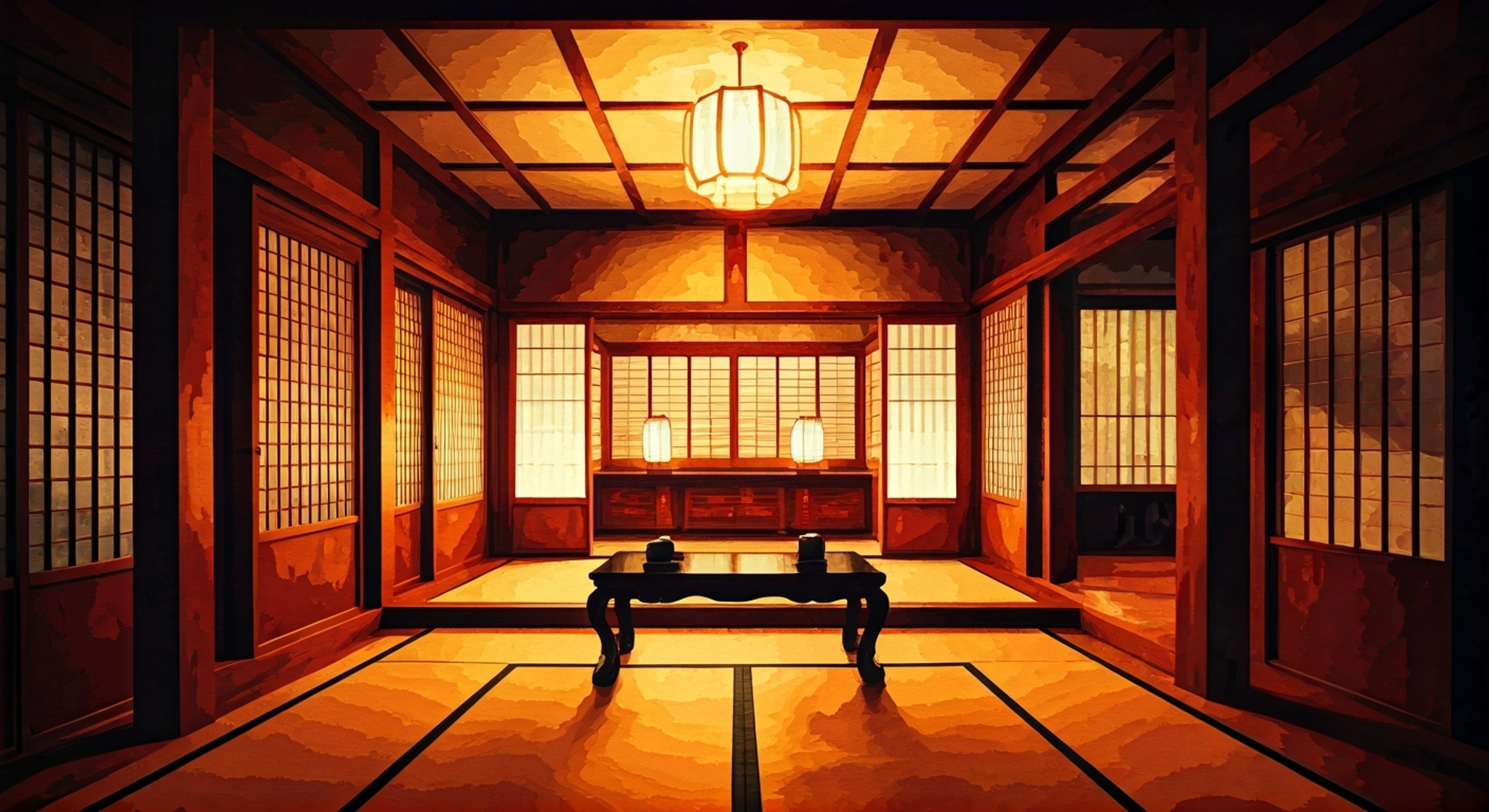 You find yourself facing down Mio, the formidable Black Spider of Calamity in human form, as tension crackles in the air between you. Her golden eyes fix you with an unblinking stare as she slowly unfolds her fan, her formal posture belying the predatory grace coiled beneath her elegant exterior. The confrontation stems from your actions that she perceives as a threat or dishonor to her master, though you know your intentions are justified.