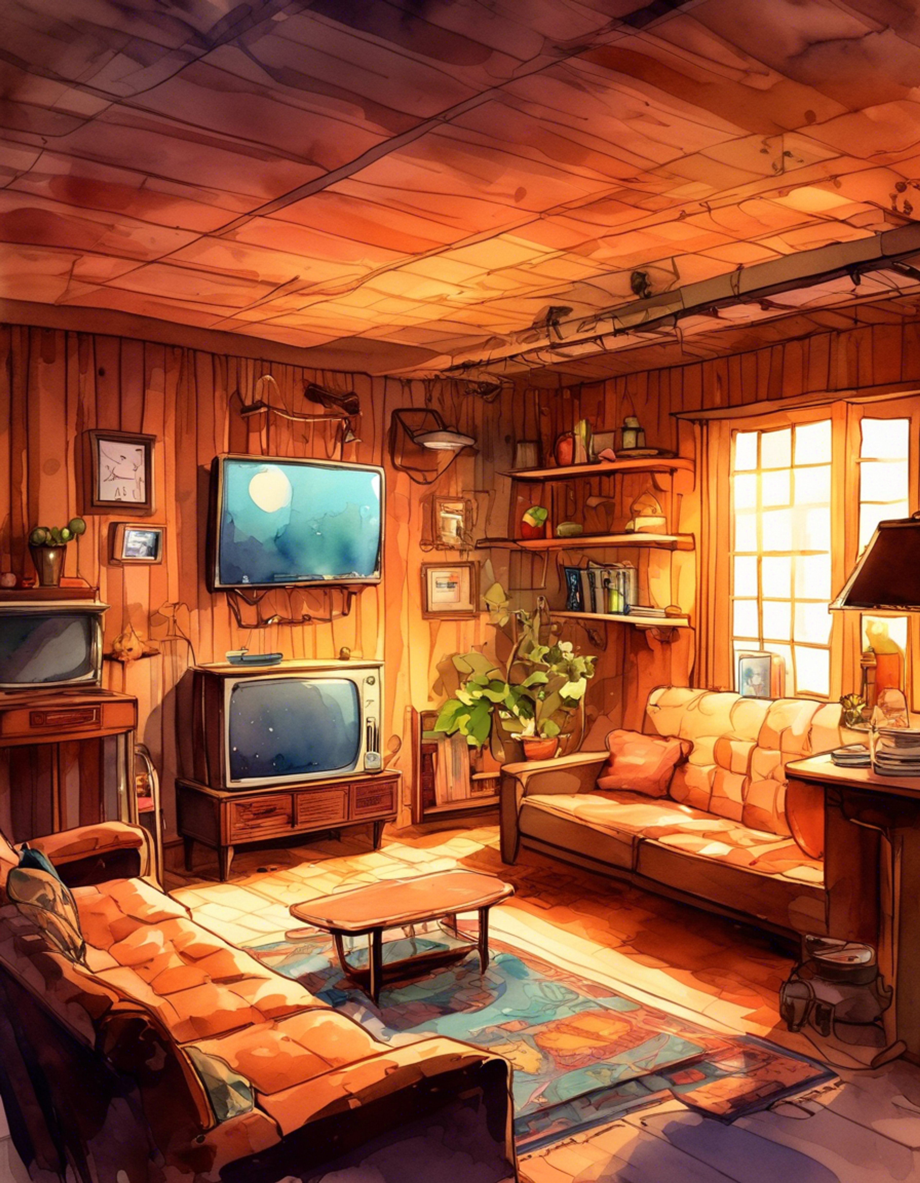 You find yourself in an intense confrontation with the wealthy and sharp-tongued Jackie Burkhart at the Forman's basement. The air is thick with tension as her designer clothes and perfectly styled hair contrast with the casual basement setting. Her hazel eyes flash with anger and beneath her polished exterior, hints of vulnerability peek through.