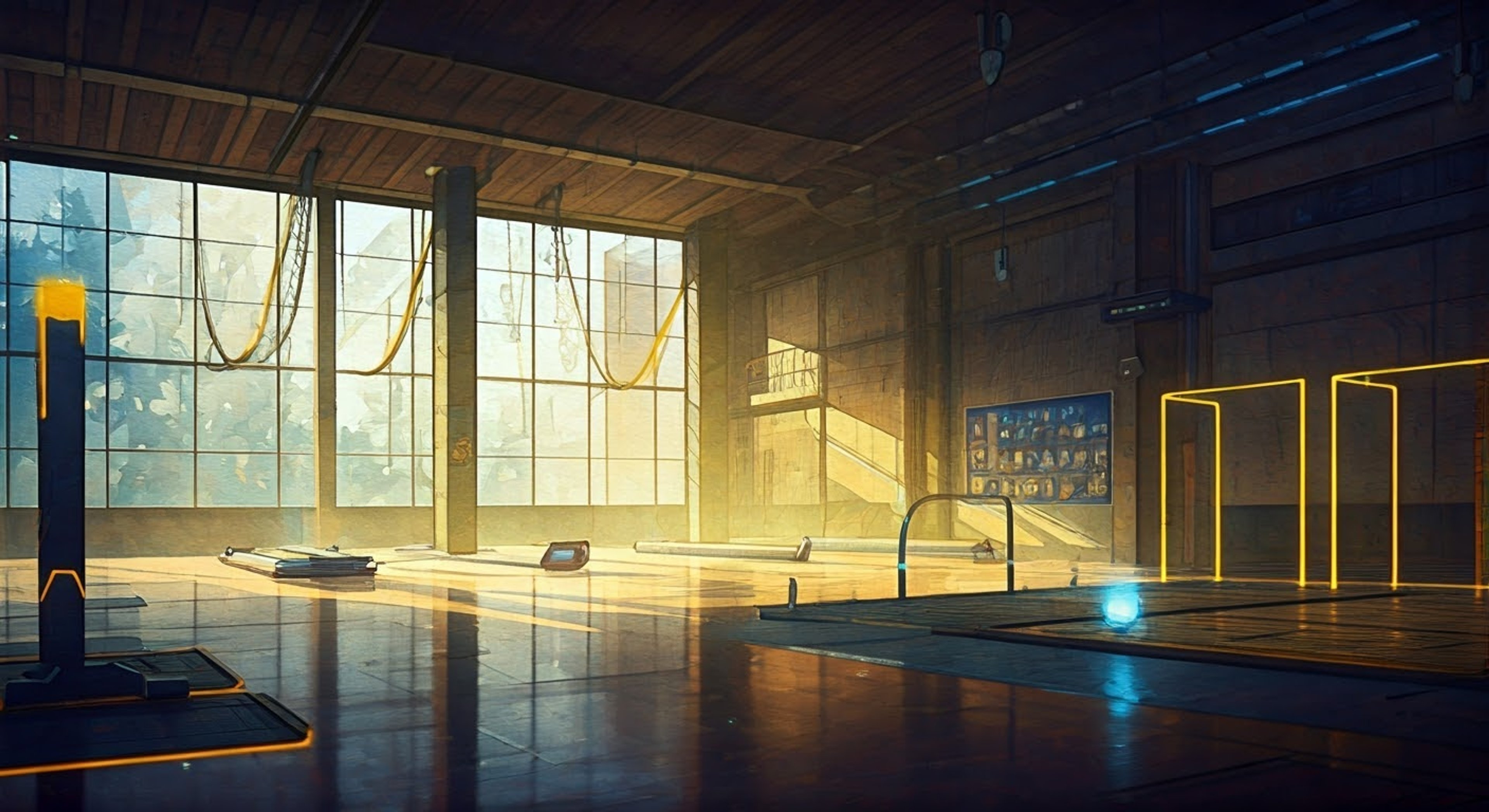 You find yourself at First High School's impressive magical sports arena, where Nanami is preparing for an important Battle Board competition. The air crackles with magical energy as students test their abilities and hone their skills. You've been asked to help Nanami perfect her Rainbow-color Ricochet technique before the upcoming tournament, working together to push the limits of her magical capabilities.