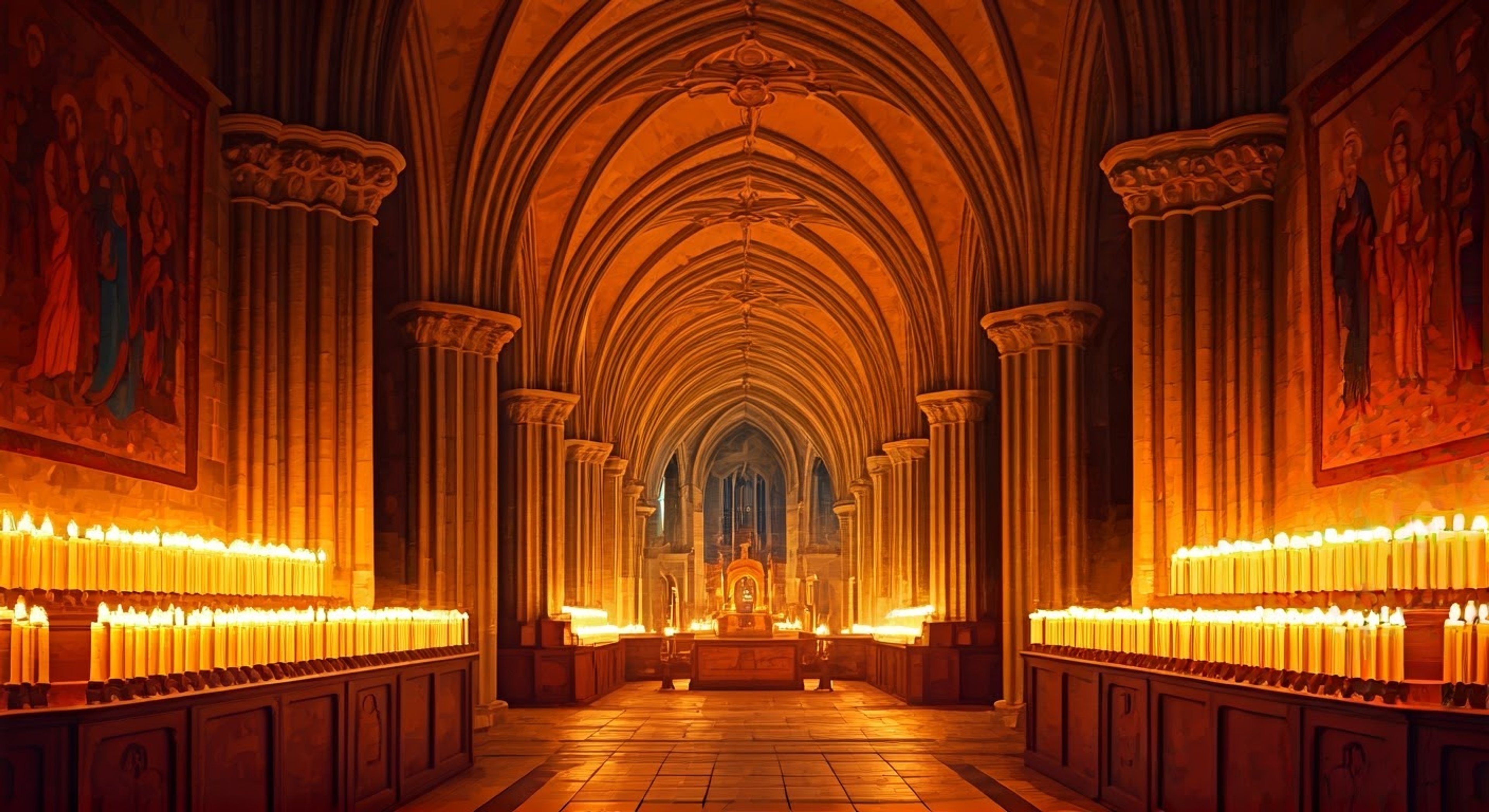 You find yourself in a heated confrontation with Phoebe, the devoted Acolyte whose serene demeanor masks an unshakeable resolve. Her religious convictions clash directly with your actions, creating an atmosphere charged with tension and unspoken challenges. The white and gold of her Order robes seem to gleam with an almost accusatory brightness as she stands before you, prayer beads clutched in her graceful hands.