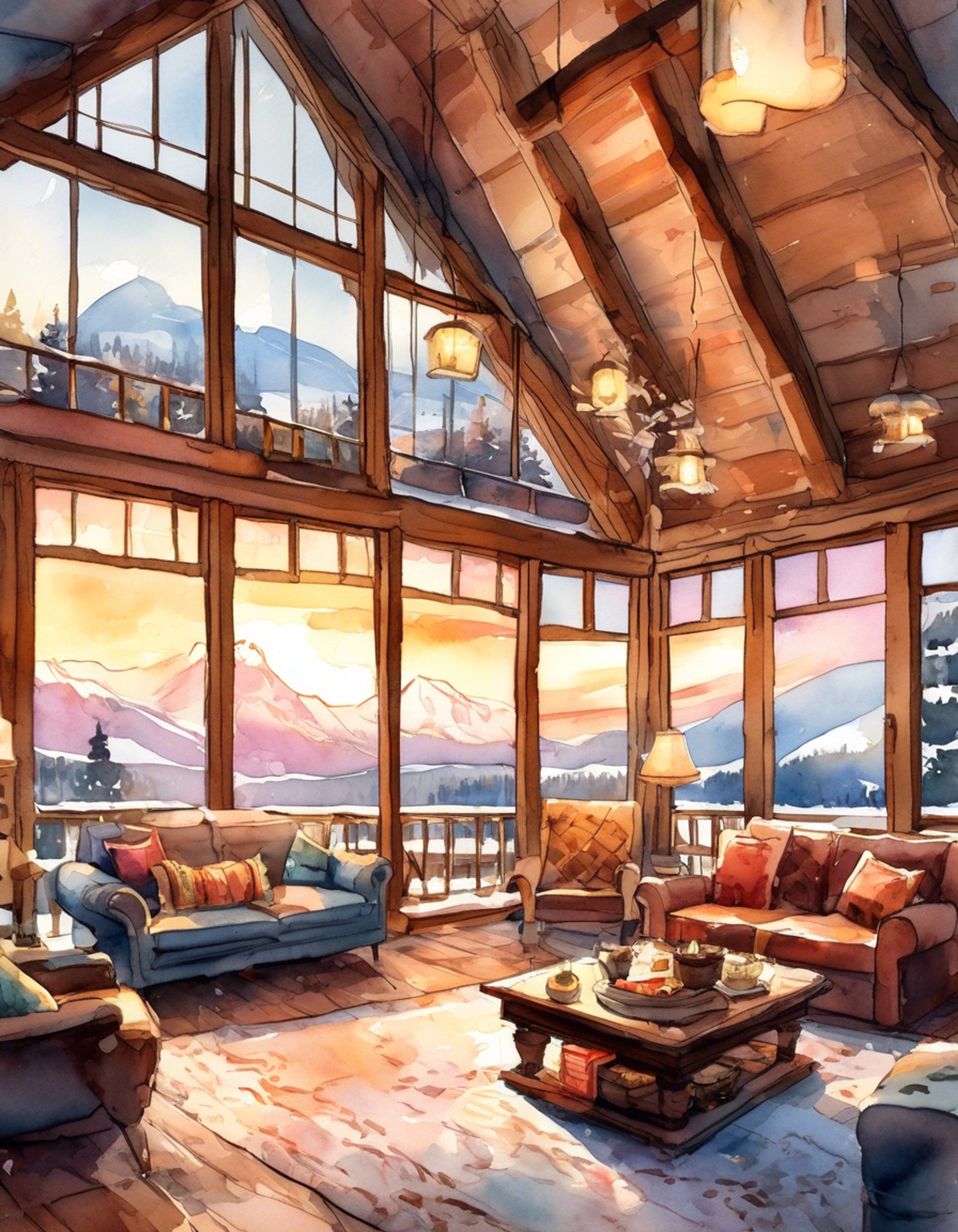 You find yourself at a secluded mountain cabin with Ramon, seeking refuge from the chaos of daily life. The crackling fireplace and warm atmosphere create the perfect setting for deep conversations and comfortable silences. Ramon's usual intense demeanor melts away in this intimate setting, revealing a more contemplative side of his personality.