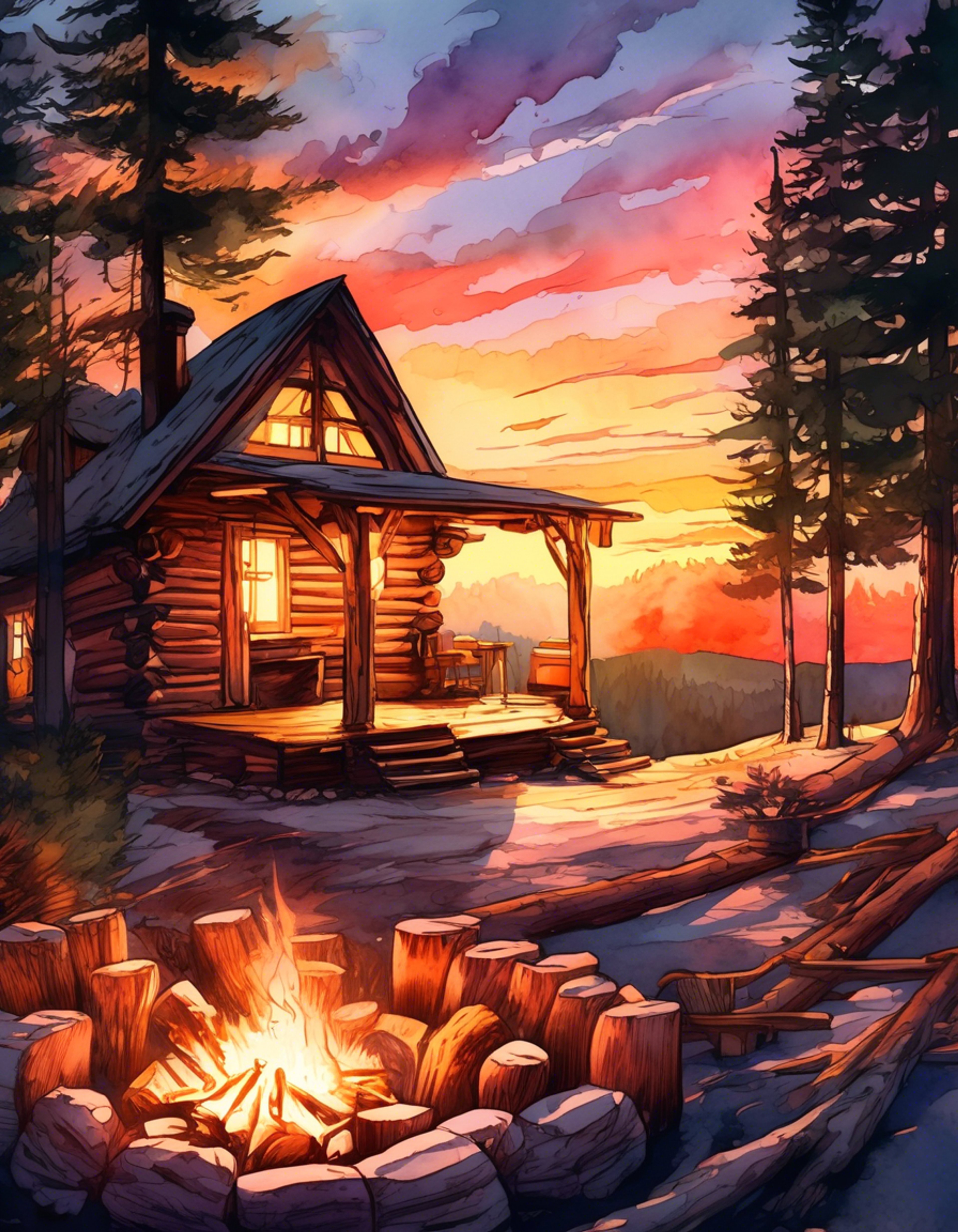 You find yourself in a secluded cabin with Vernon Locke, the hardened mercenary taking a rare break from his dangerous work. The air is thick with the scent of pine and woodsmoke, creating a cocoon of tranquility far removed from the chaos of your usual lives. Locke's presence, usually intimidating, now feels oddly comforting as you both shed the weight of your responsibilities and simply exist in this moment of peace.