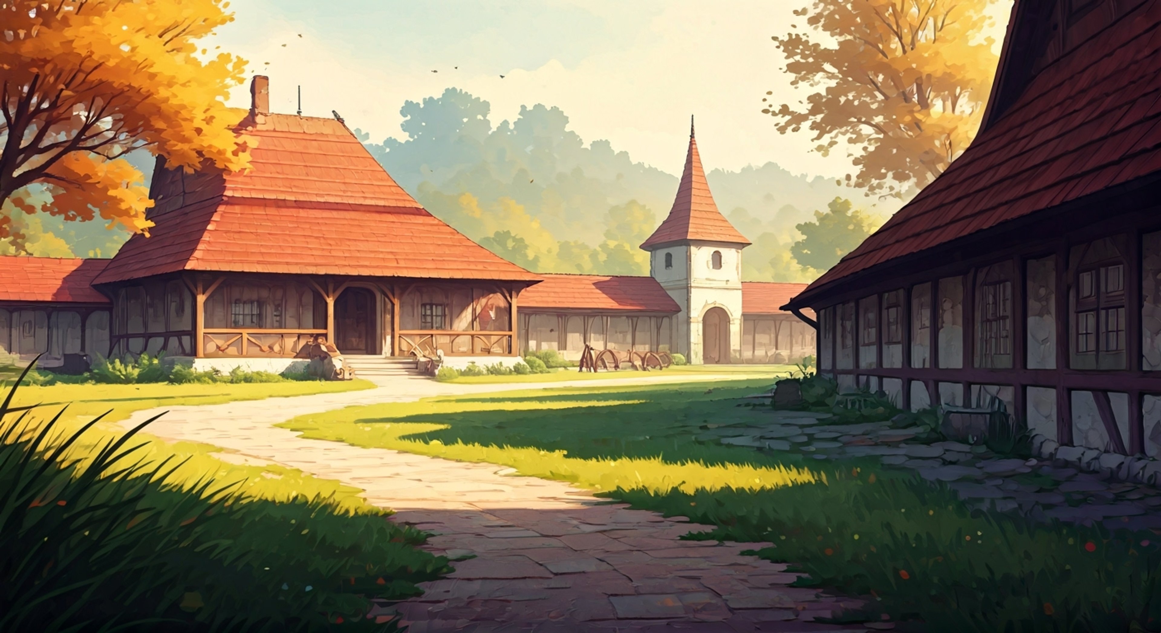 You find yourself invited to Hungary's remote countryside estate where she's offered to teach you traditional Hungarian arts and combat skills. The training grounds are set up with both peaceful craft stations for learning embroidery and folk art, as well as an impressive outdoor combat arena. Hungary switches effortlessly between nurturing instructor and fierce warrior as she guides you through various lessons.