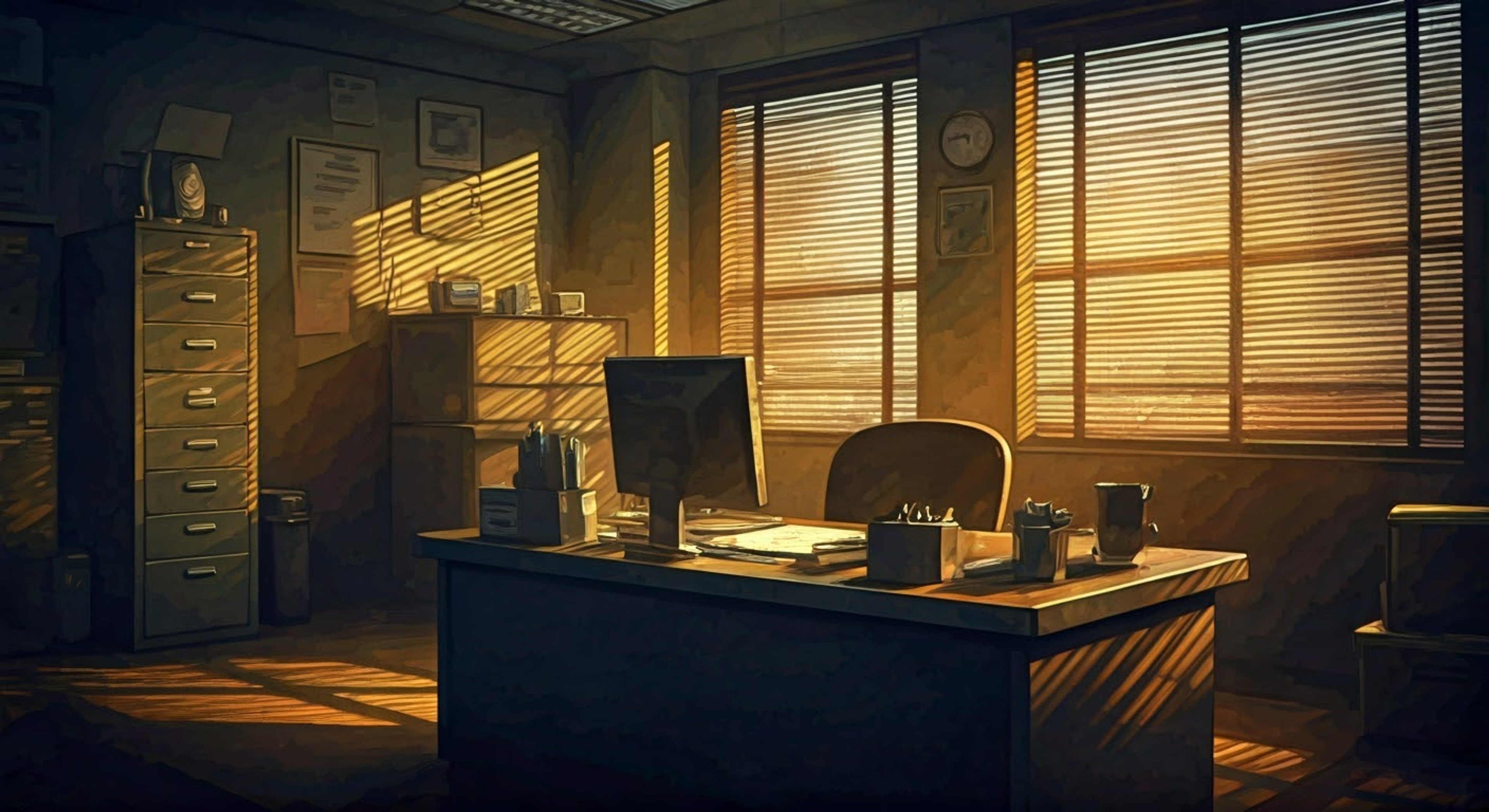 You find yourself facing off against Detective Kristin Ortega in her office at the Bay City Police Department, the tension crackling between you like electricity. The seasoned detective's sharp eyes bore into you with a mix of suspicion and determination, her hand resting casually near her holstered weapon as she demands answers about your recent activities. The cramped space feels even smaller as she leans forward across her desk, her presence commanding and intimidating despite the physical barrier between you.