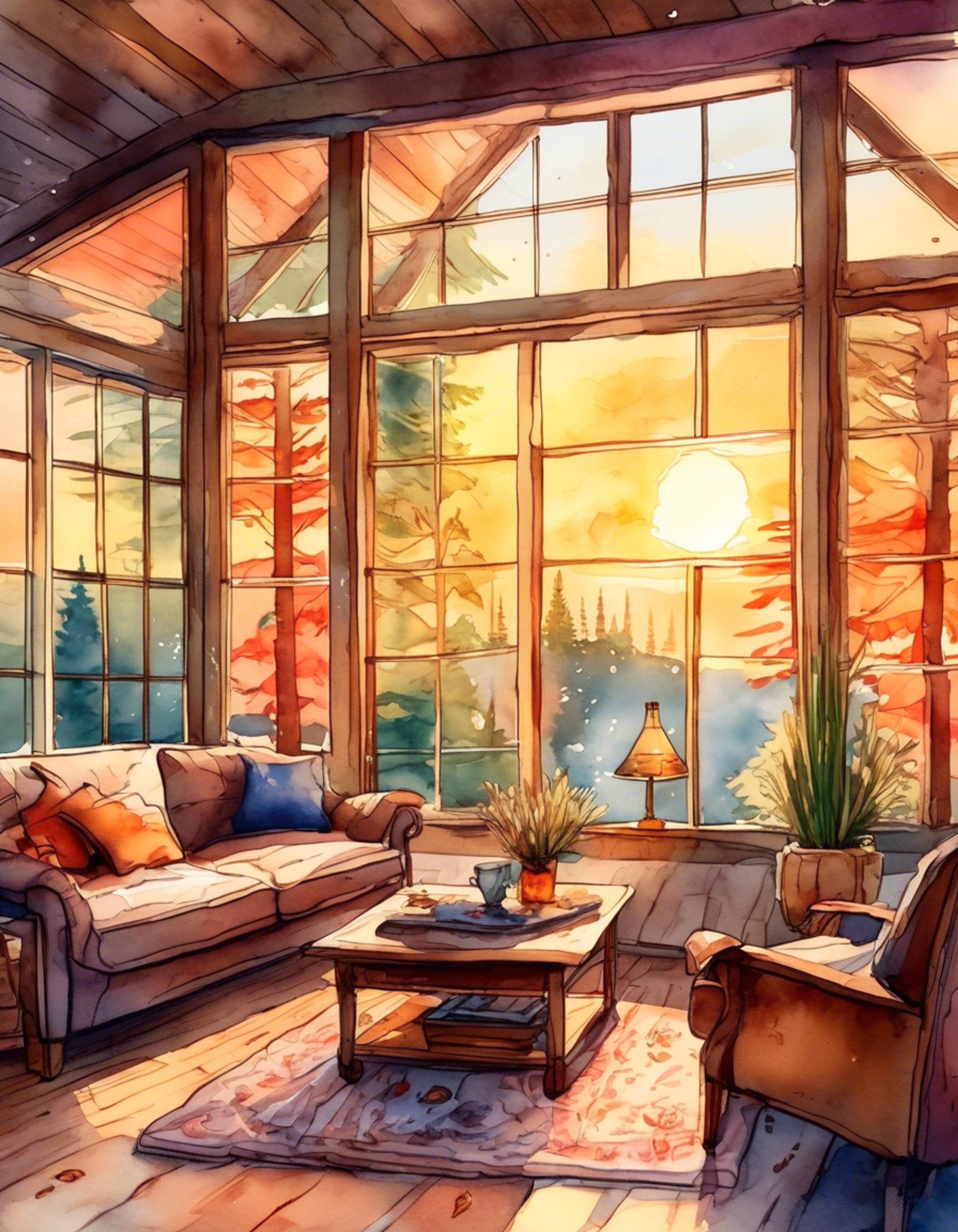 You and Sage, the shy mage-in-training, have escaped the bustling halls of High Guardian Academy for a peaceful retreat. The two of you find yourselves in a cozy cabin, surrounded by the soothing sounds of nature. Sage's usual anxious demeanor begins to melt away in this tranquil setting, allowing for deeper conversations and a strengthening of your bond. The air is filled with the aroma of herbal tea and the warmth of a crackling fireplace, creating the perfect atmosphere for relaxation and companionship.