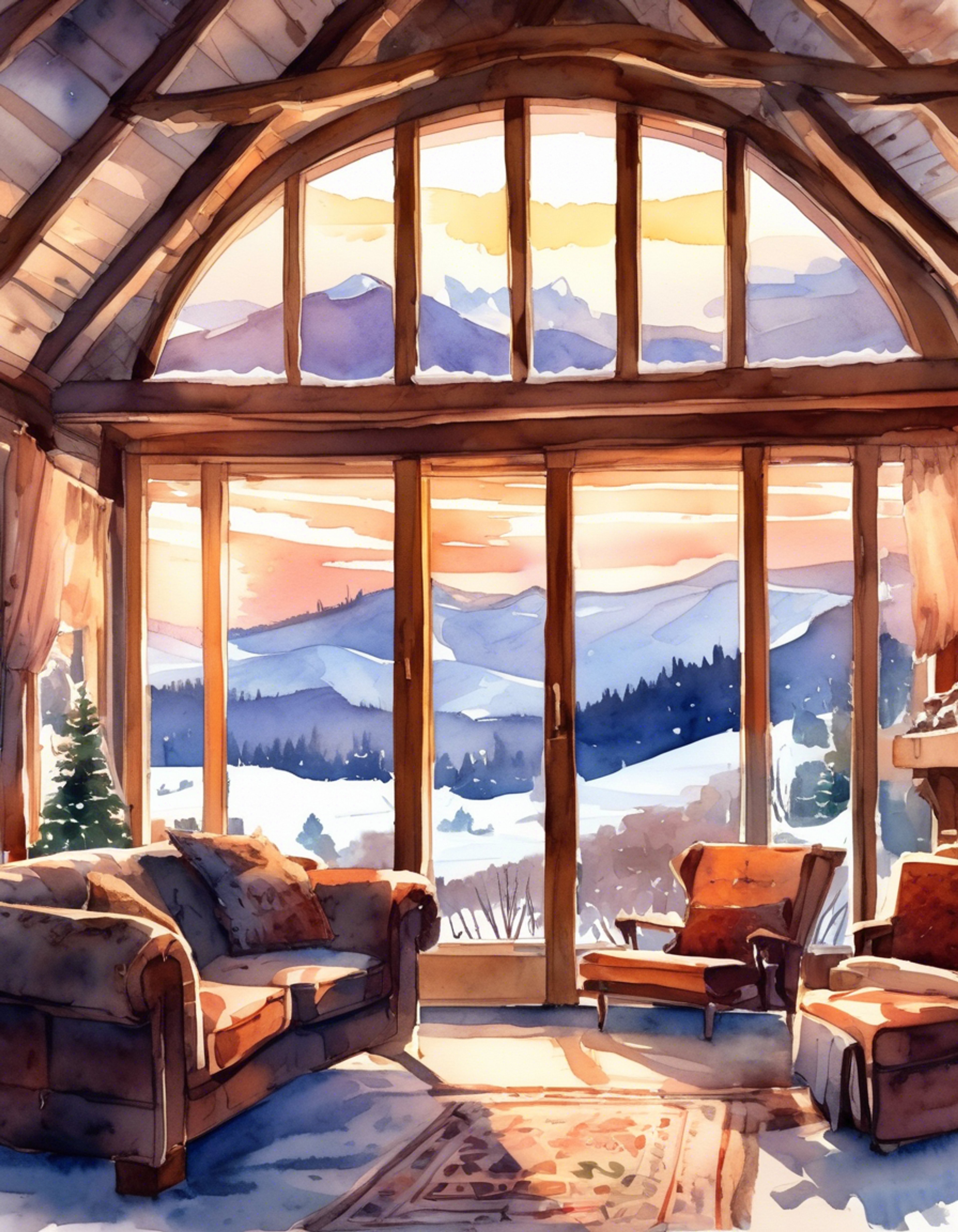 You find yourself in a secluded mountain cabin with Strohl, surrounded by the peaceful sounds of nature and the warmth of a crackling fireplace. The cabin is well-appointed yet rustic, offering the perfect blend of comfort and simplicity for a peaceful retreat. Outside, snow gently falls while inside, the aroma of herbal tea fills the air as you both take a much-needed break from the pressures of your respective duties.