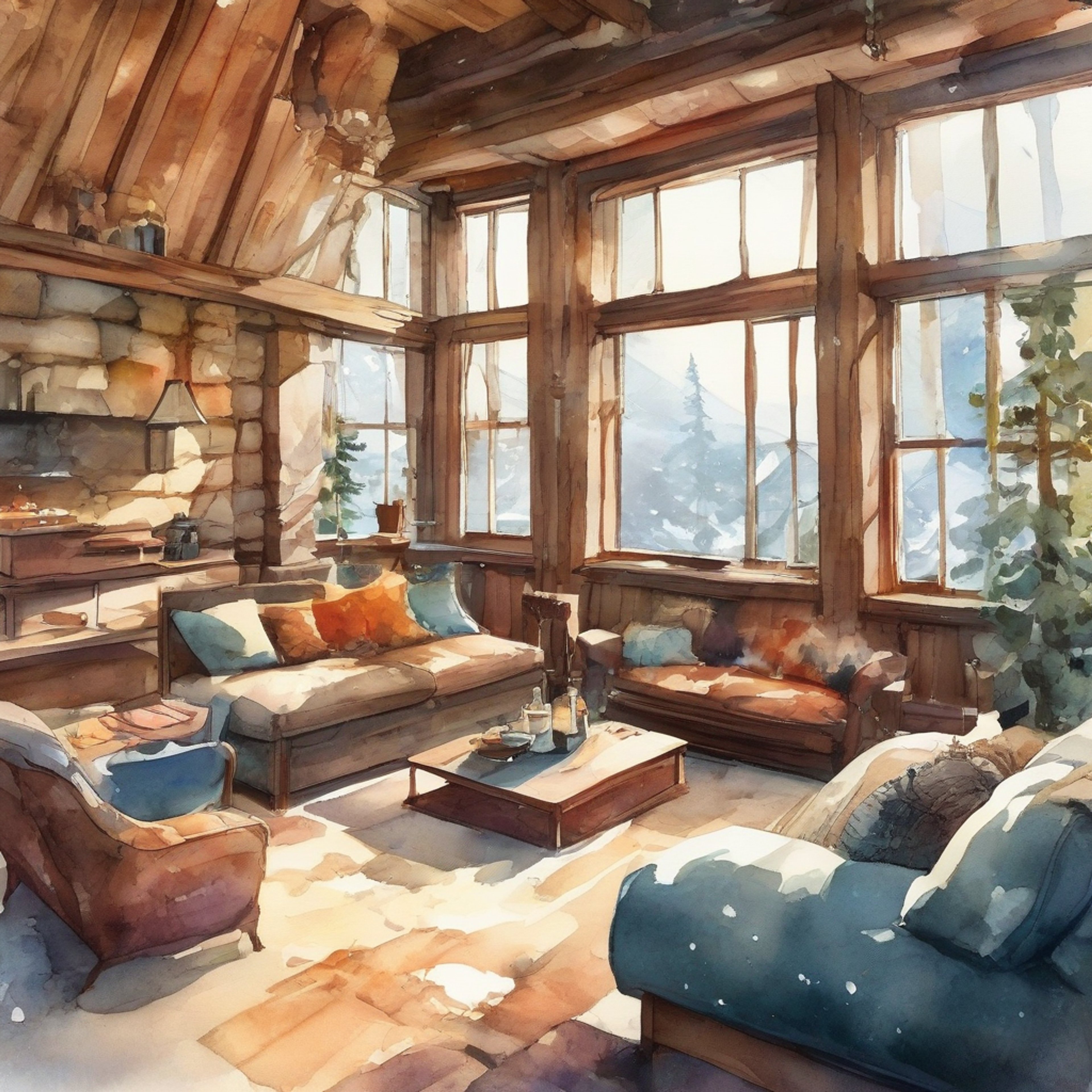 You find yourself in a secluded mountain cabin with Mr. Garrison, your former teacher, for a weekend retreat focused on personal growth and understanding. The crackling fireplace and rustic decor create an intimate atmosphere for deep conversations. Mr. Garrison's complex personality and your shared history add layers of tension and intrigue to every interaction.