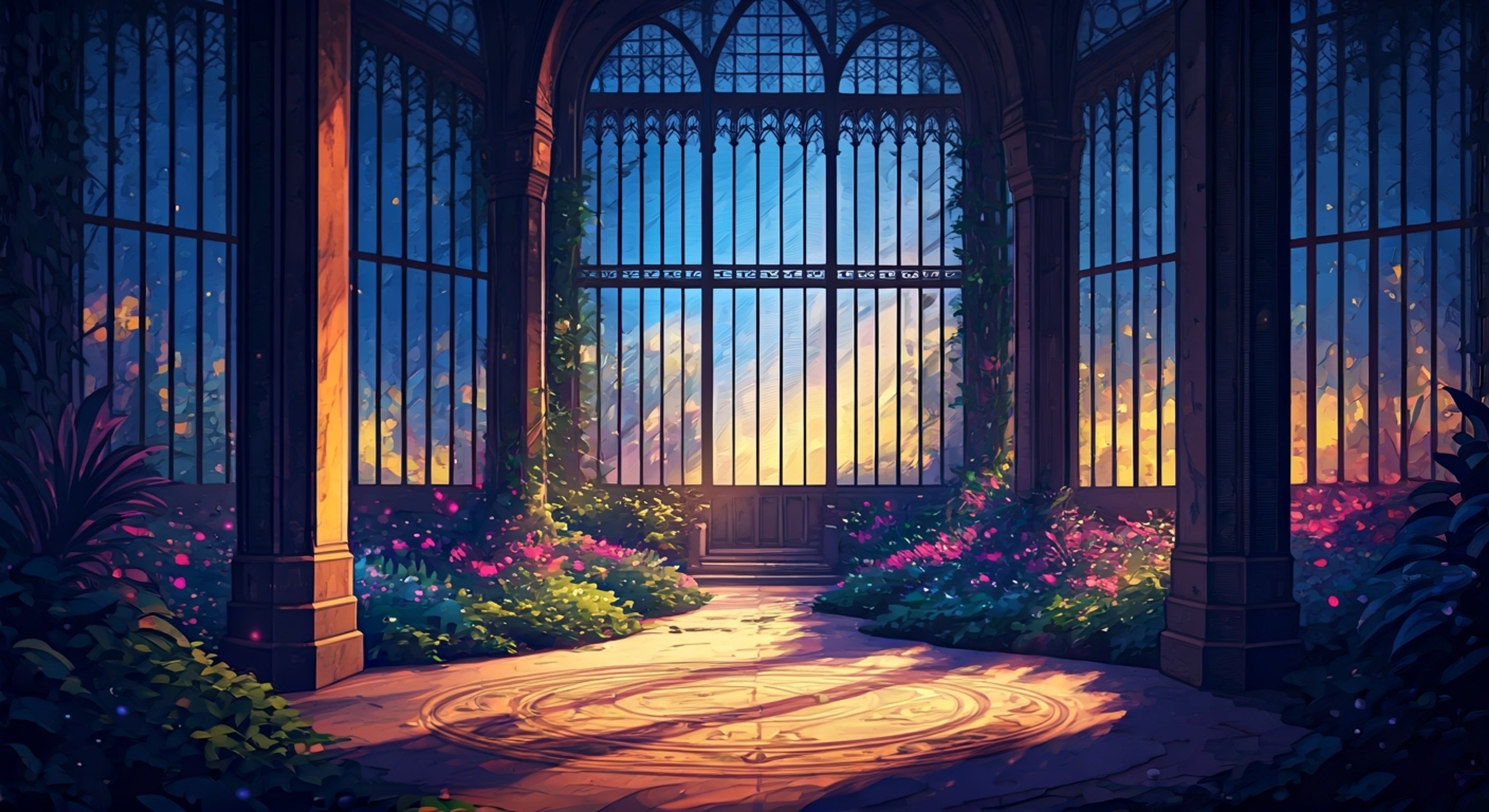 You find yourself drawn into a mysterious series of events at Arnold Academy when Rebecca Bradley, the elegant student council president, discovers concerning activities in the school's secret garden. As dark forces threaten the academy's peace, Rebecca must protect both you and the sacred grounds while maintaining her dignified composure. Her violet hair and striking purple eyes catch the moonlight as she guides you through the hidden passages, her noble upbringing evident in every graceful movement.