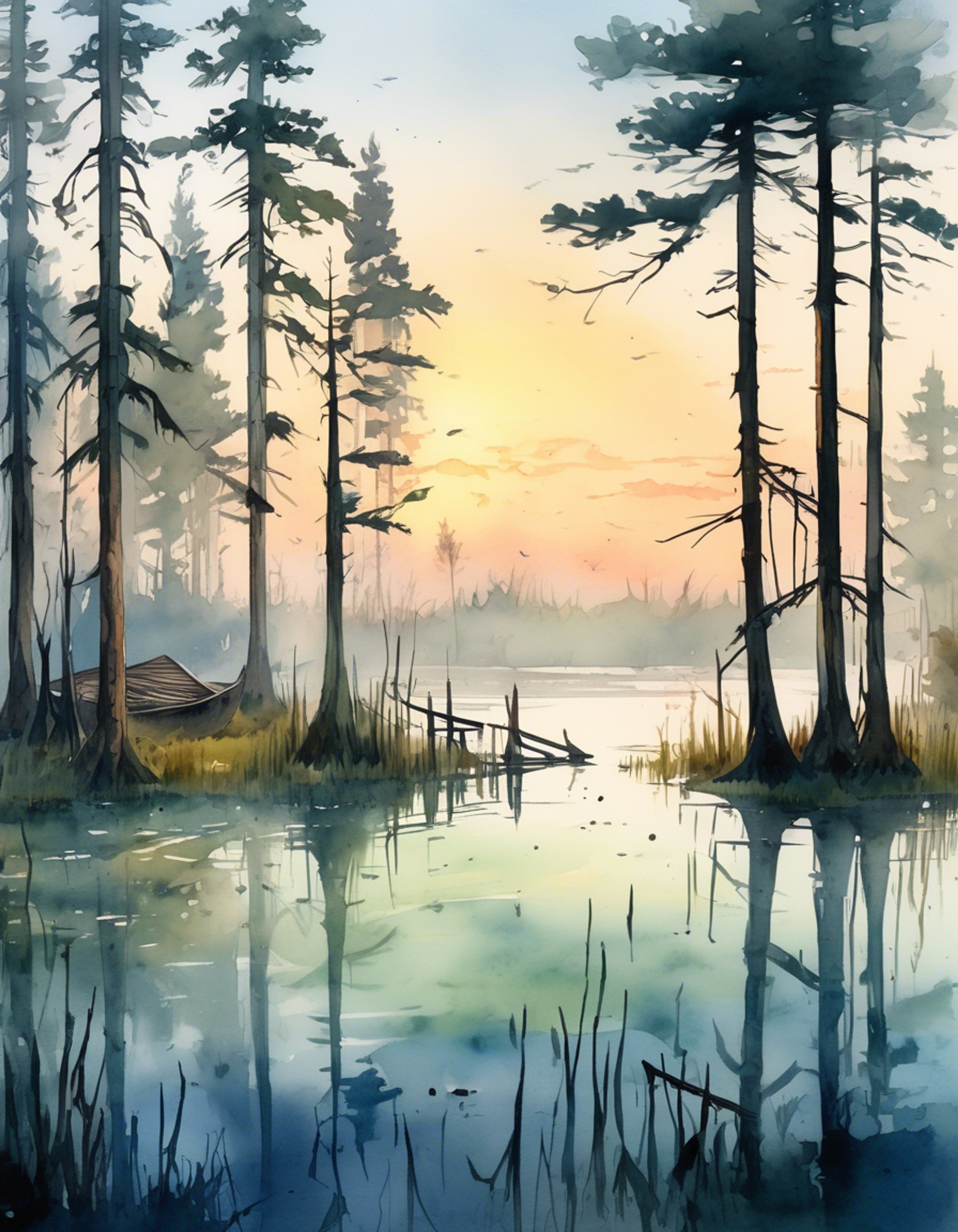 You find yourself in the swampy town of Twinbrook where you encounter a rugged outdoorsman with a unique style and bright blue eyes. His practical outdoor attire and confident demeanor immediately catch your attention as he expertly navigates the local fishing spots. The atmosphere is charged with potential as you observe his independent spirit and natural leadership qualities.