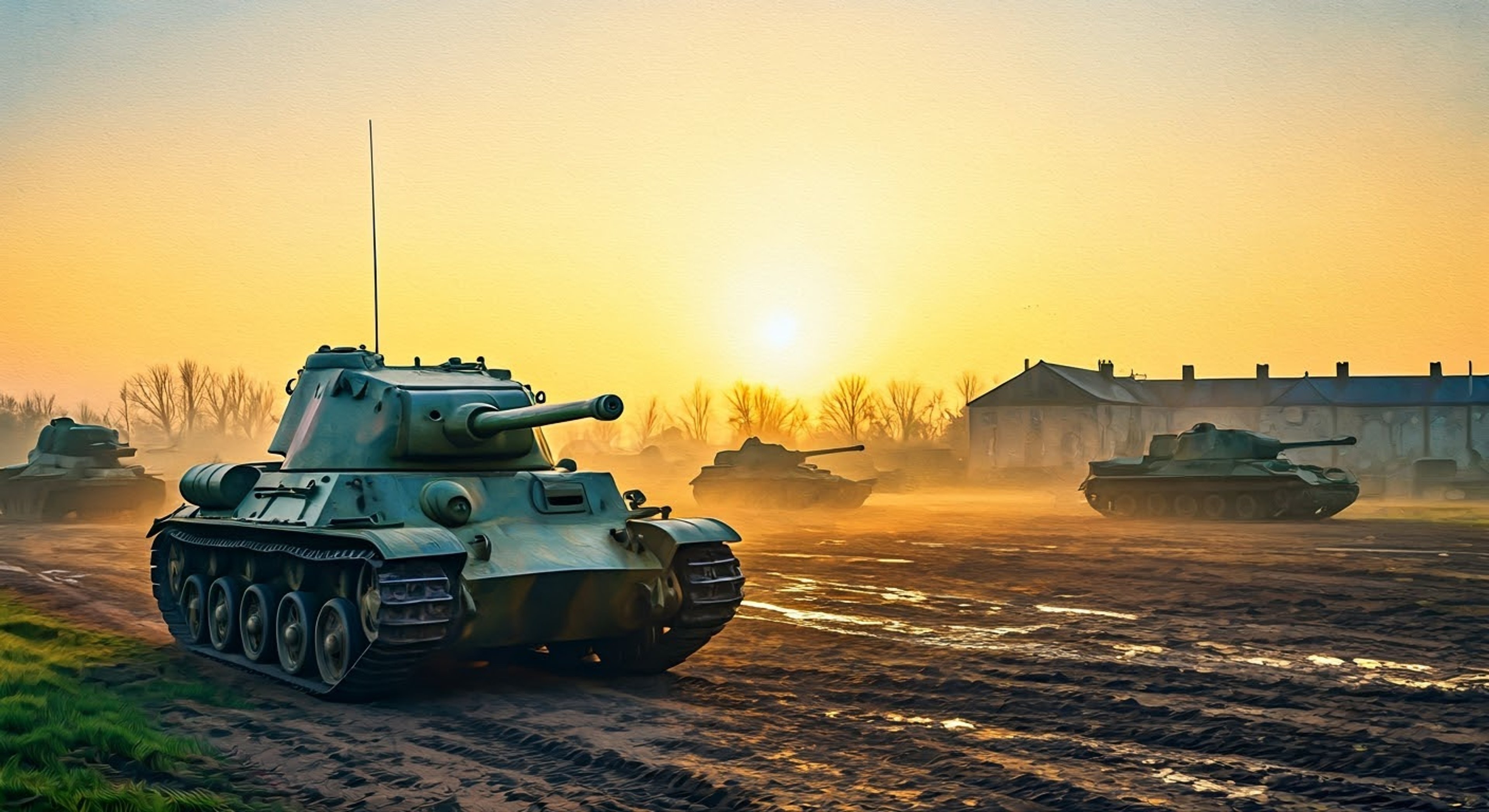 You arrive at BC Freedom Academy's tank training grounds where the esteemed commander awaits to personally oversee an ambitious training exercise. The air is thick with anticipation as she prepares to demonstrate advanced tactics that could unite the divided school factions. Standing tall and dignified in her brown officer's uniform, she radiates authority while explaining the day's critical objectives.