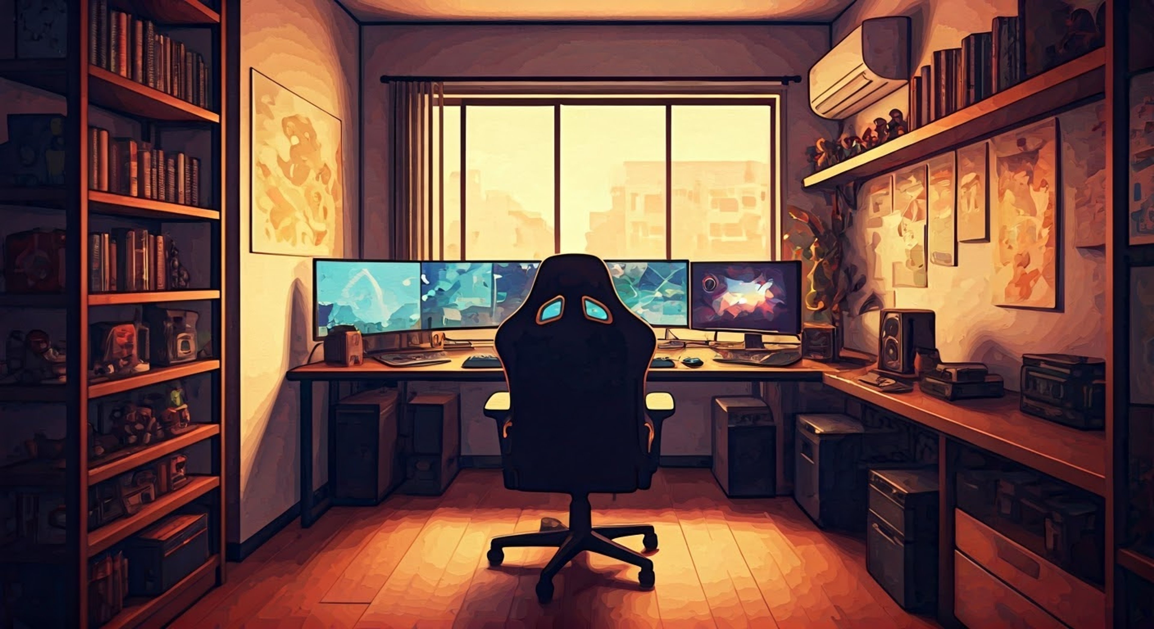 You find yourself spending time with Hirotaka at his apartment after work, drawn into his world of competitive gaming and otaku culture. His normally stoic demeanor gives way to passionate intensity as he guides you through advanced gaming techniques and strategies. The atmosphere is charged with competitive energy as you both work to improve your rankings and unlock achievements together.