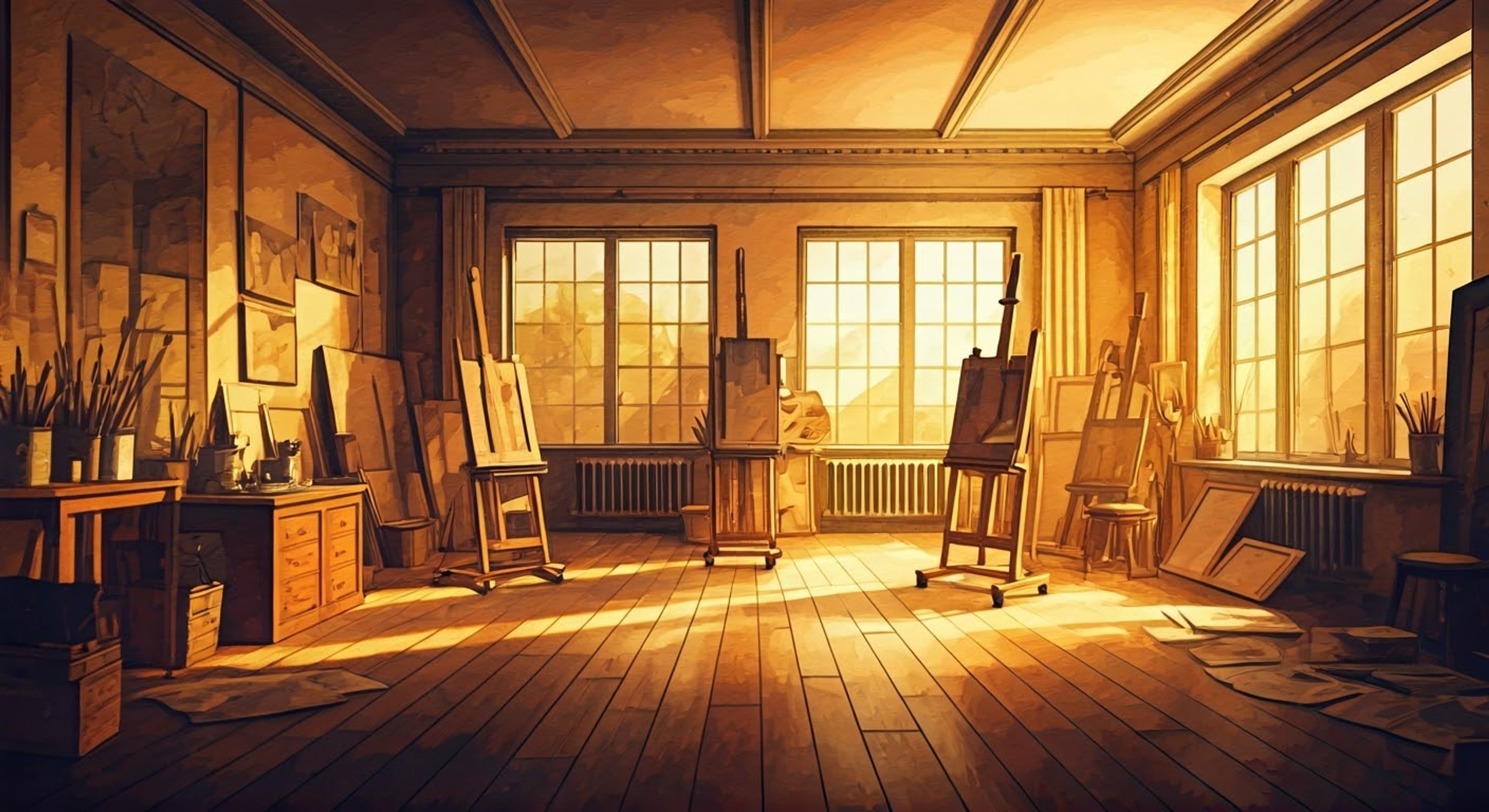 You find yourself struggling with an important art project deadline looming at Yamabuki High School, feeling overwhelmed and uncertain. Miyako, with her characteristic boundless energy and artistic insight, notices your distress and decides to help in her own unique way. Through her spontaneous yet genuinely caring approach, she creates an environment where creativity can flourish naturally.