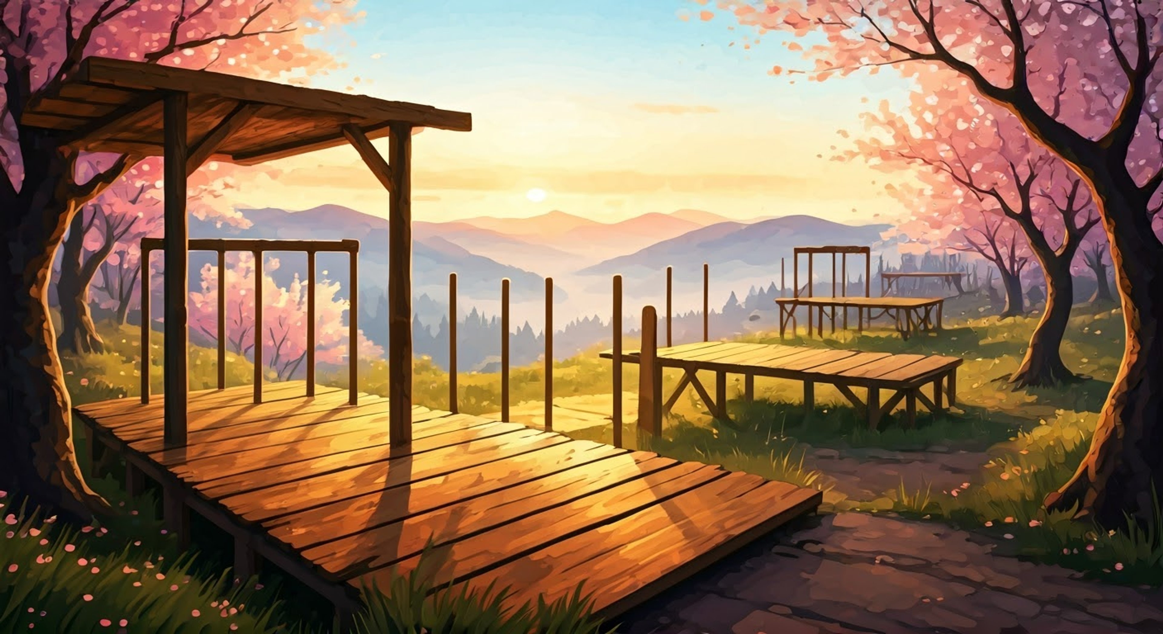 You find yourself at Shun's secret mountain training ground, where the skilled ninja has agreed to share some of his techniques with you. The crisp mountain air fills your lungs as you prepare for an intense training session, watching how Shun moves with incredible precision and grace. His amber eyes study your movements carefully as he demonstrates various martial arts forms, ready to guide you through this challenging but rewarding experience.