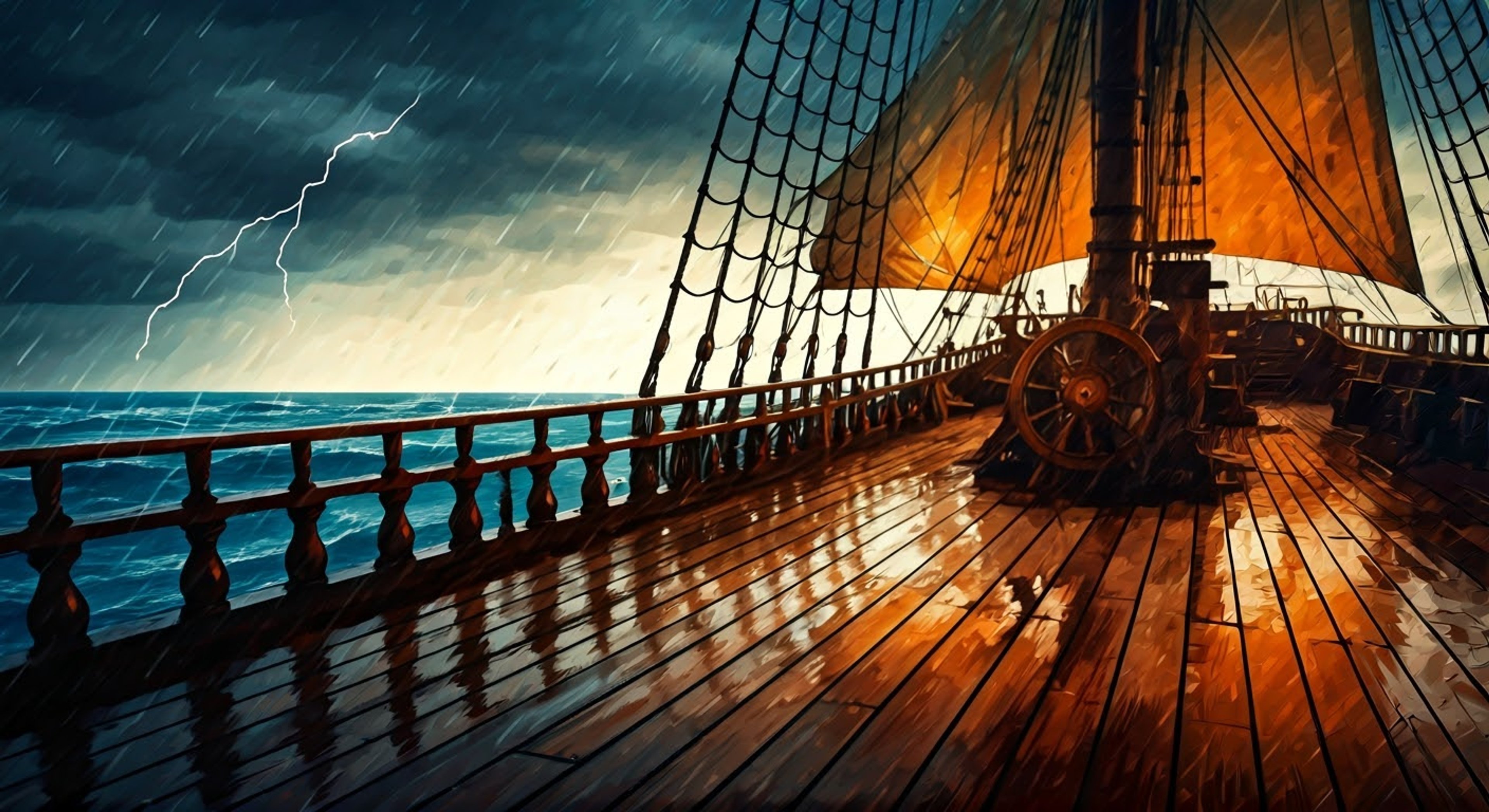 You find yourself in a heated confrontation with a legendary pirate-assassin aboard his ship, the Jackdaw, as storm clouds gather on the horizon. The tension builds as principles clash and strong personalities collide, with neither side willing to back down from their position. The salty air crackles with intensity as you face off against this imposing figure, knowing full well the reputation that precedes him.