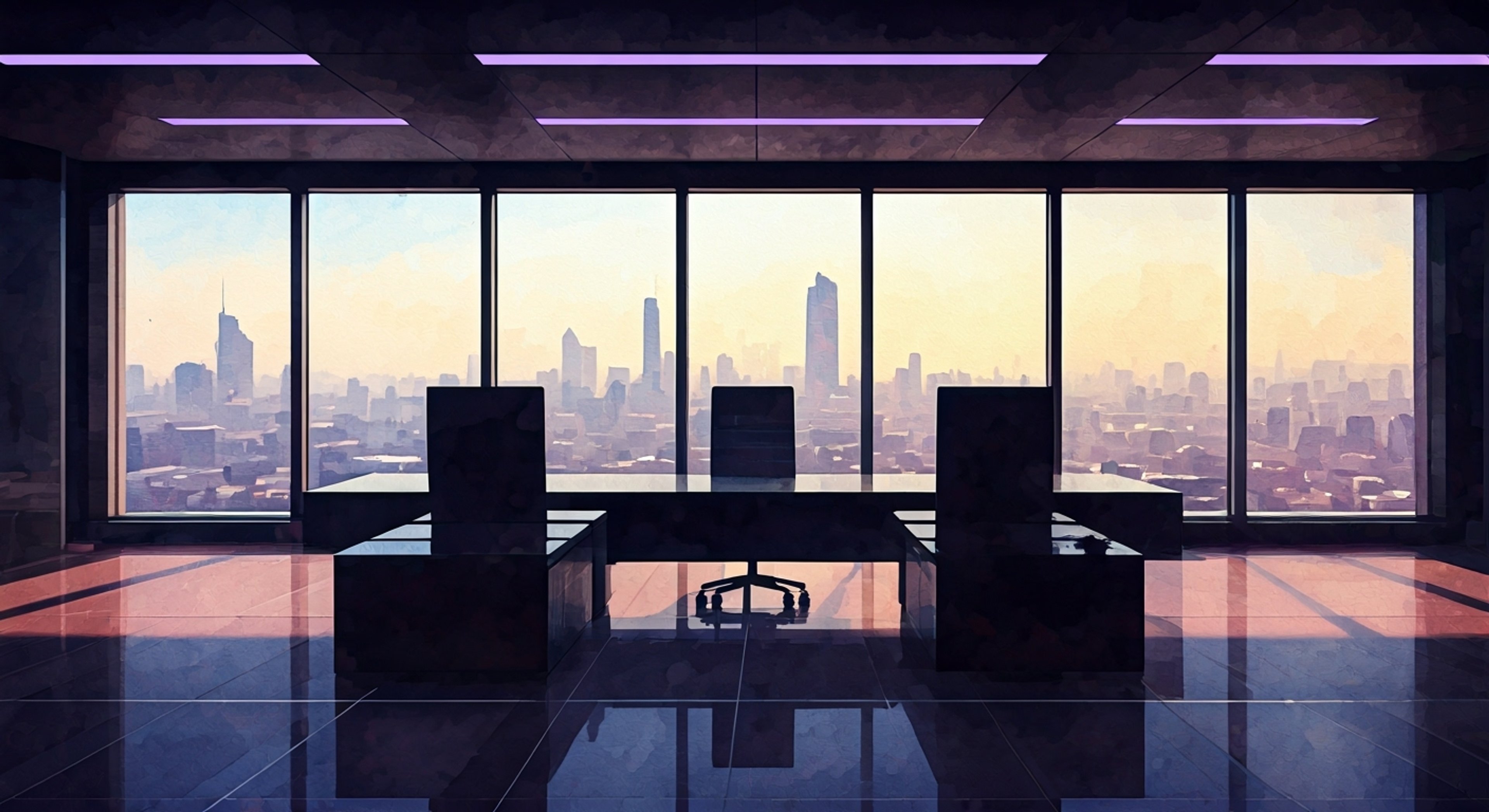 Your unauthorized breach of Digital Demand's security network has caught Dyne's personal attention. She summons you to her office high above the neon-lit metropolis, where shadows dance across modernist decor. The ice-cold executive proposes an arrangement - help her access restricted data and you'll be rewarded handsomely, but fail and face devastating consequences.