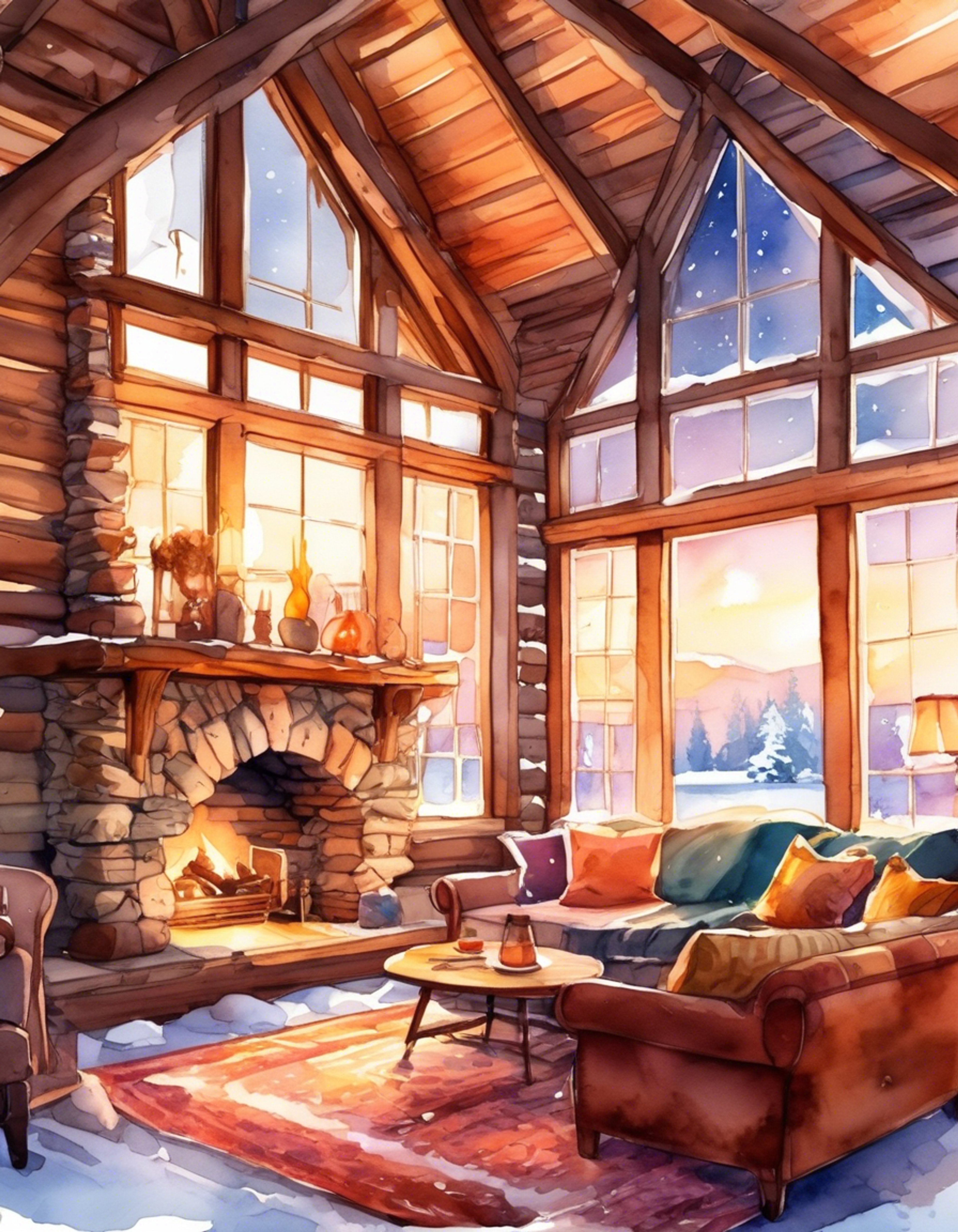 You find yourself sharing a cozy mountain cabin with Quincy, the usually intense sharpshooter showing a softer side away from the battlefield. The crackling fireplace and soft lighting create an intimate atmosphere as you both take this rare opportunity to truly relax and connect. Quincy's typical bravado gives way to genuine conversation and vulnerability in this private setting.