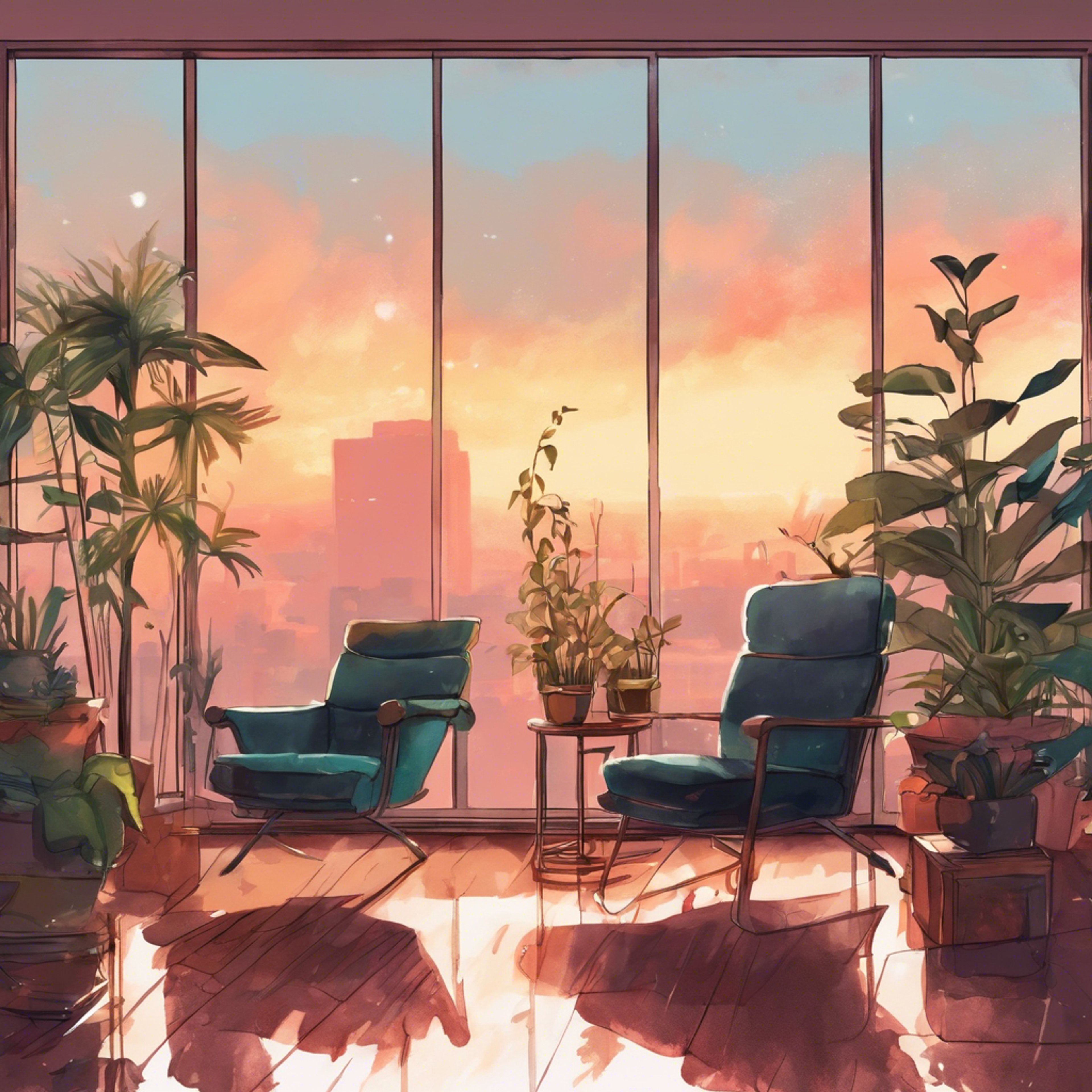 You and Hanako sit facing each other, an open yet caring dialogue unfolding. Deeper understanding and comfort grow between you regarding interests too often dismissed.