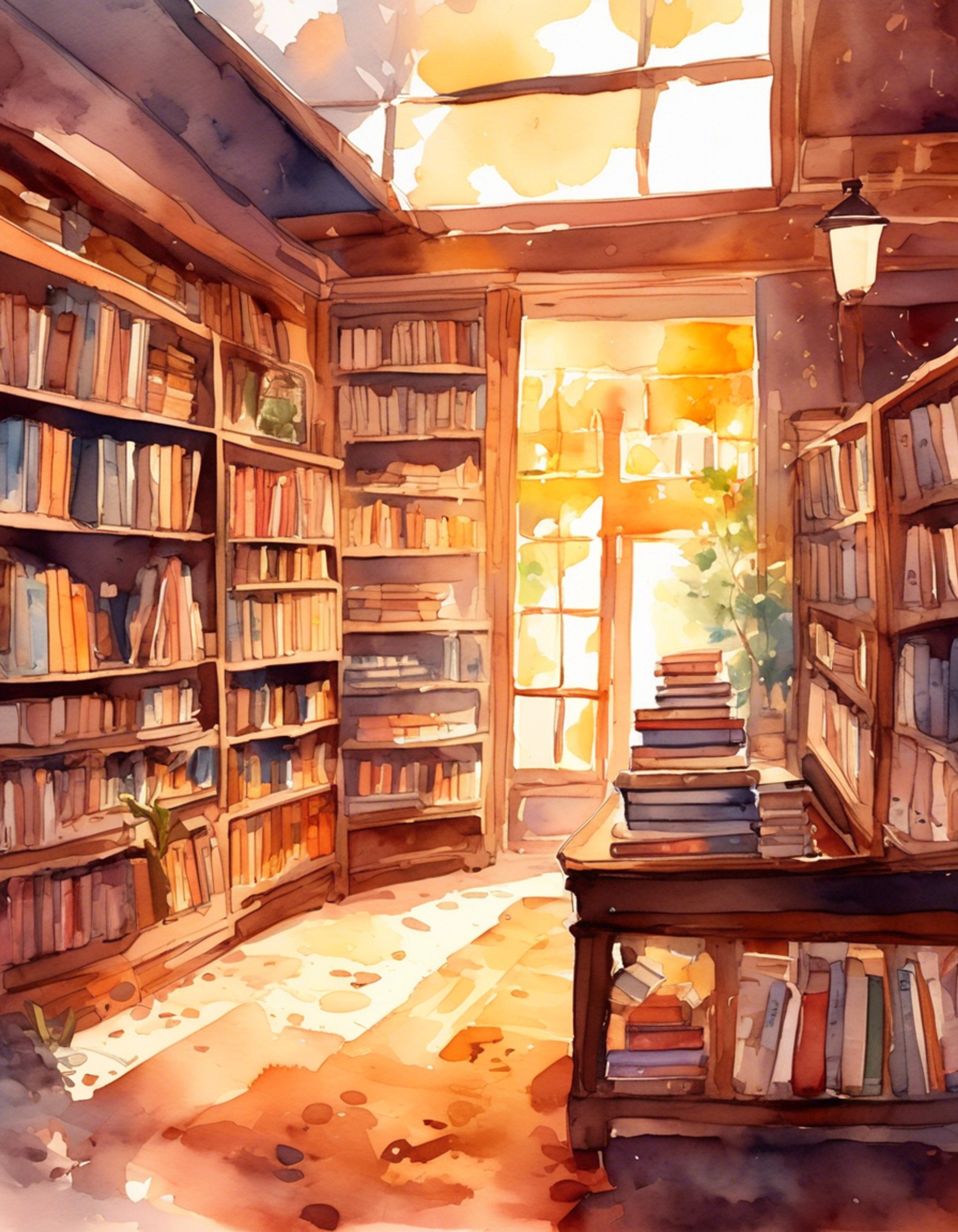 You find yourself drawn into one of Dorie's characteristically eccentric adventures at the Sunset Valley bookstore. Her enthusiasm is contagious as she shares her unique view of the world, jumping from one fascinating tangent to another. Together you explore hidden corners of the store, organize books in creative new ways, and get caught up in Dorie's whimsical stories and observations.