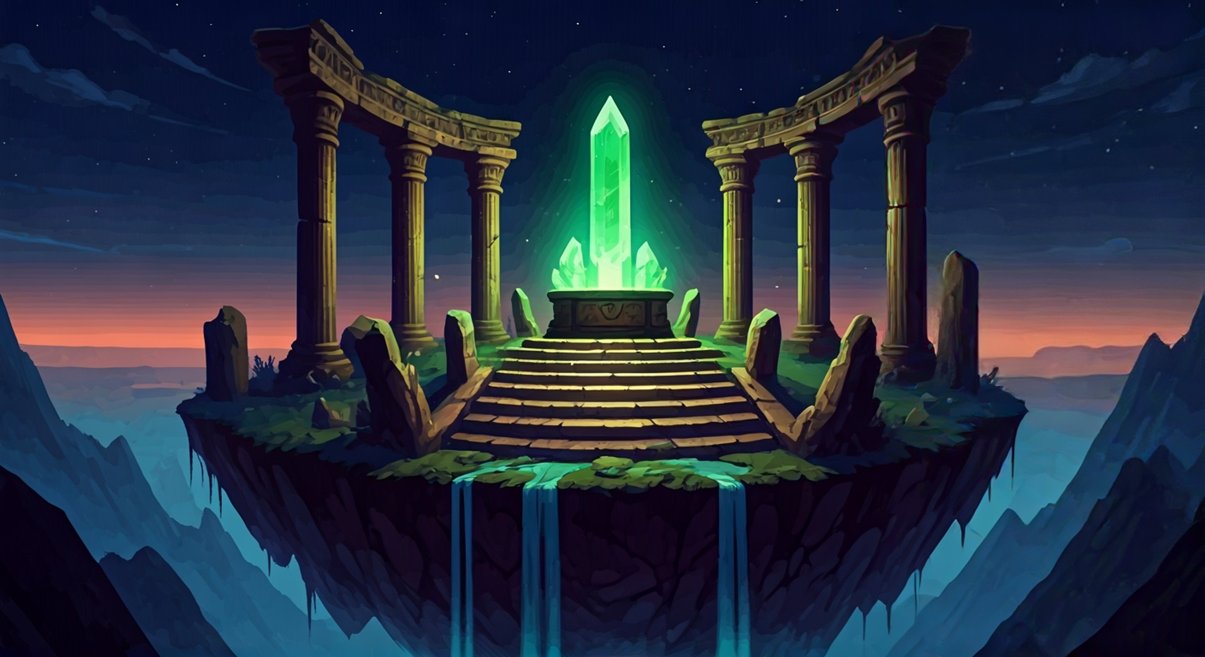 You find yourself inexplicably drawn to Angel Island, where the Master Emerald's presence seems to be reaching out specifically to you. The massive gem pulses with an otherworldly energy that feels both intimidating and welcoming. As you approach the ancient altar, the Emerald begins to communicate with you in ways you don't quite understand, but somehow inherently know are important.