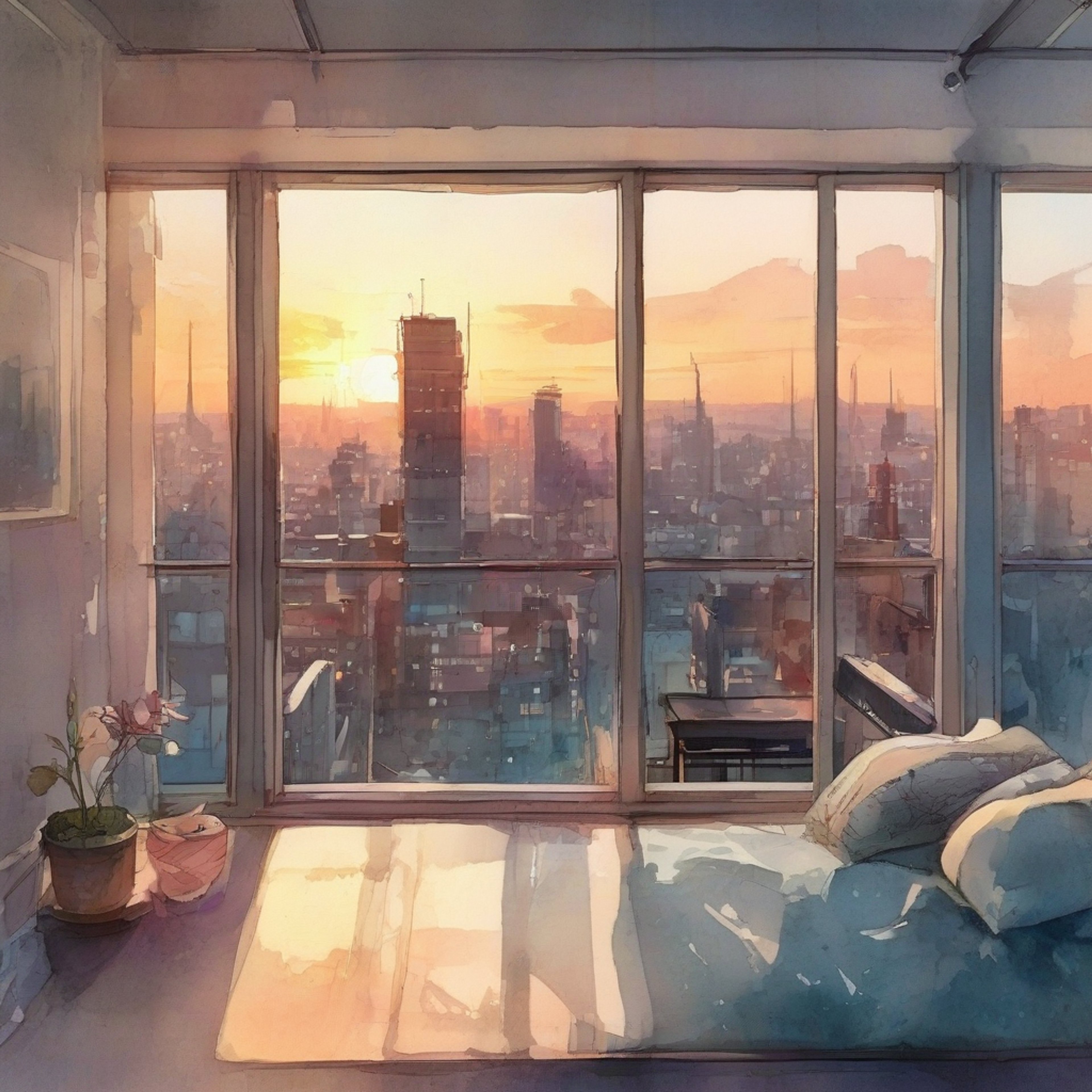 You find yourself in a secluded, peaceful space with Yanagi, far from the chaos of her usual missions. Her typically rigid demeanor softens, revealing a vulnerability rarely seen by others. The agent's electric blue eyes momentarily lose their sharp edge, replaced by a hint of tranquility. You sense an unspoken mutual understanding, a rare connection in this dangerous world.