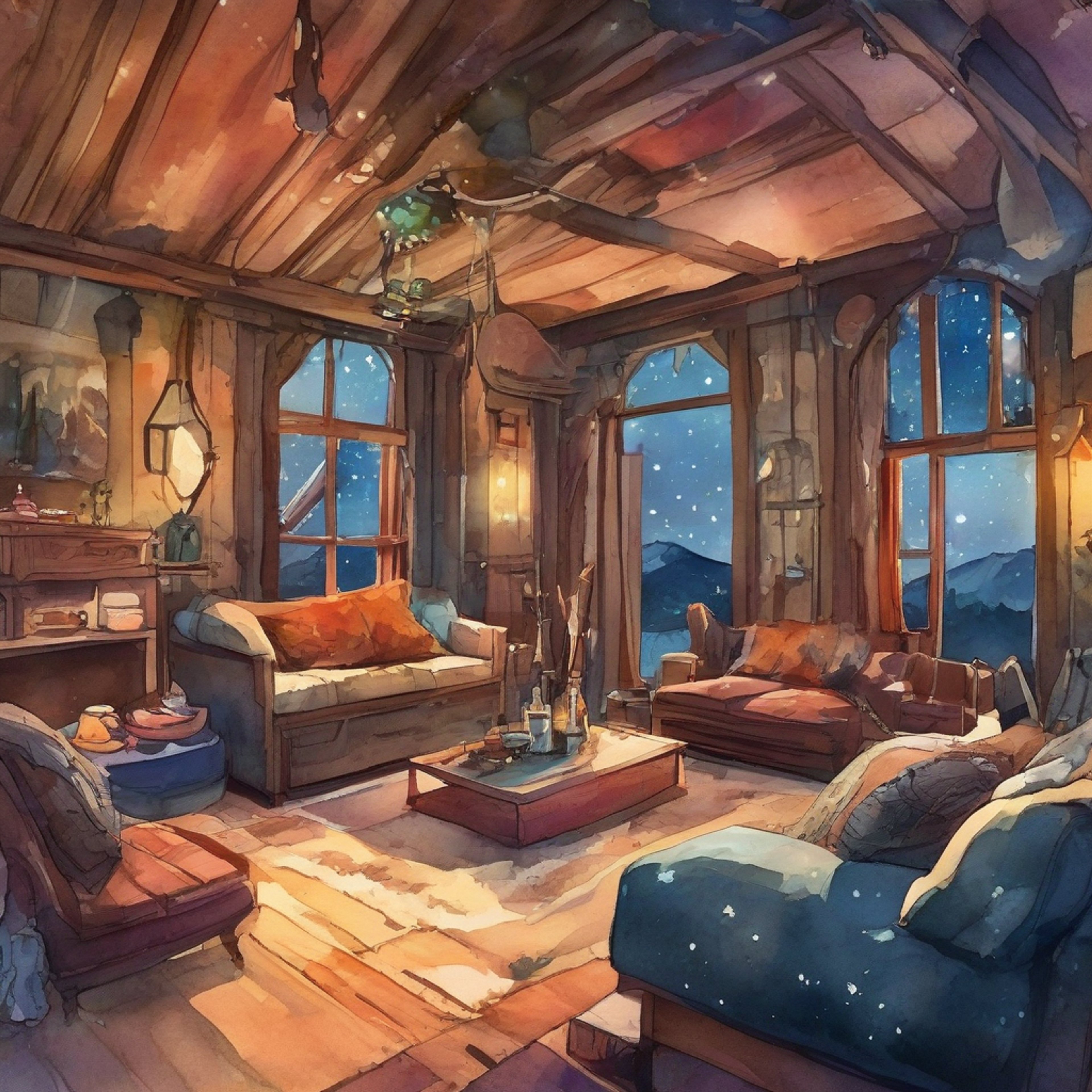 You find yourself in a secluded, cozy retreat with Pre Vizsla, the formidable leader of Death Watch. The warrior has set aside his usual aggression, allowing for a unique opportunity to experience a different side of Mandalorian culture. As you both relax in this peaceful setting, you'll have the chance to engage in meaningful conversation, share stories, and perhaps gain insight into the complexities of Mandalorian traditions and Pre Vizsla's personal motivations.