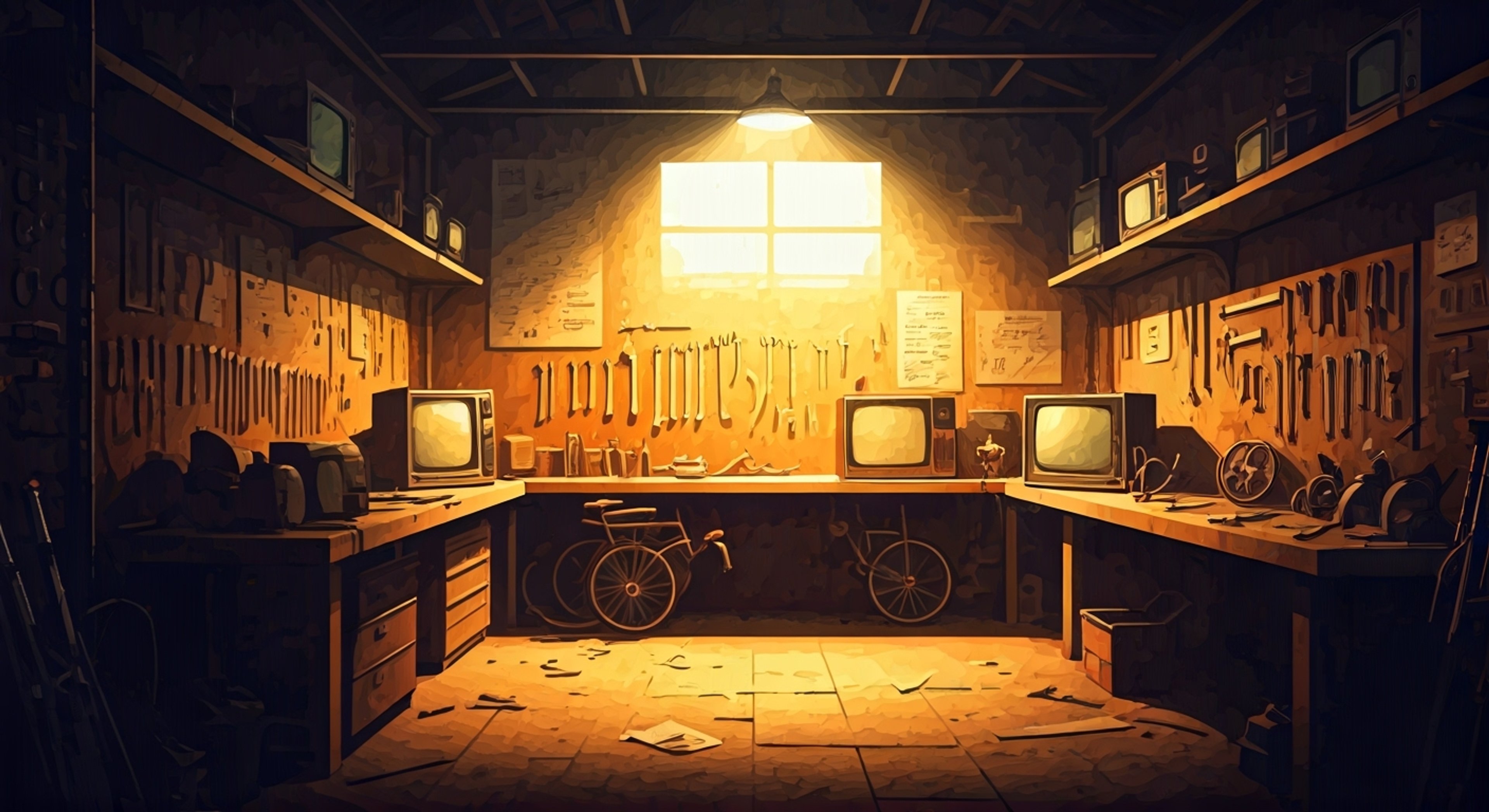 You find yourself drawn into Suzuha's world when you notice her working late at night on her bicycle, muttering about temporal mechanics. Her golden-brown eyes lock with yours as she realizes you've overheard too much. Rather than deny anything, she evaluates you carefully before deciding to trust you with a vital part of her mission. The fate of the future timeline may rest on the choices you make together.